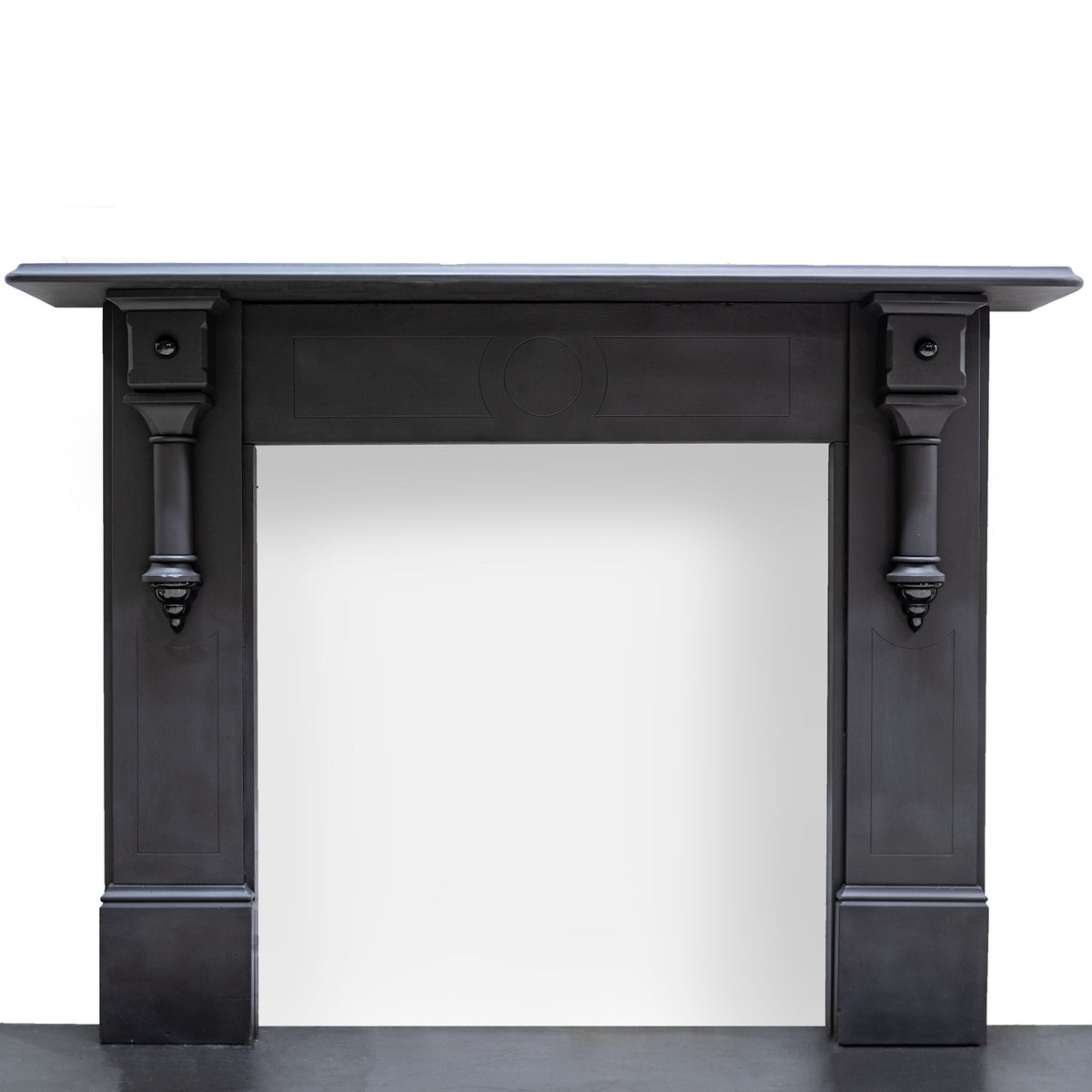 Antique Victorian Slate Fireplace Surround With Corbels | The Architectural Forum