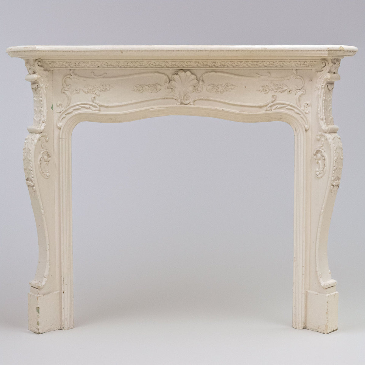 Antique Victorian French Style Wooden Fireplace Surround | The Architectural Forum