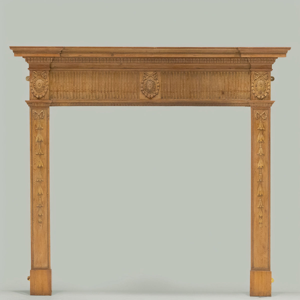 Antique Georgian Pine Wooden Fireplace Surround | The Architectural Forum