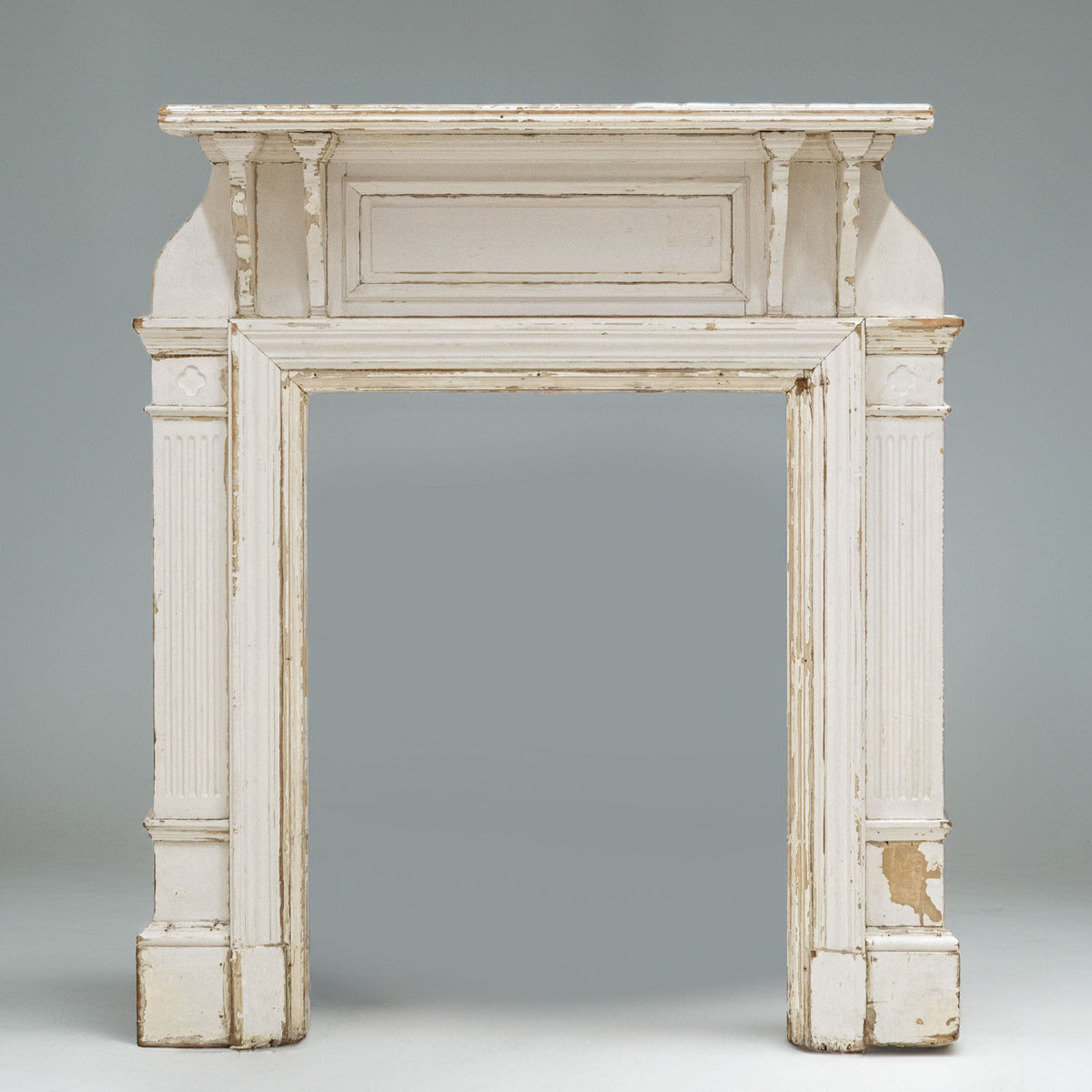 Antique Wooden Fireplace Surround