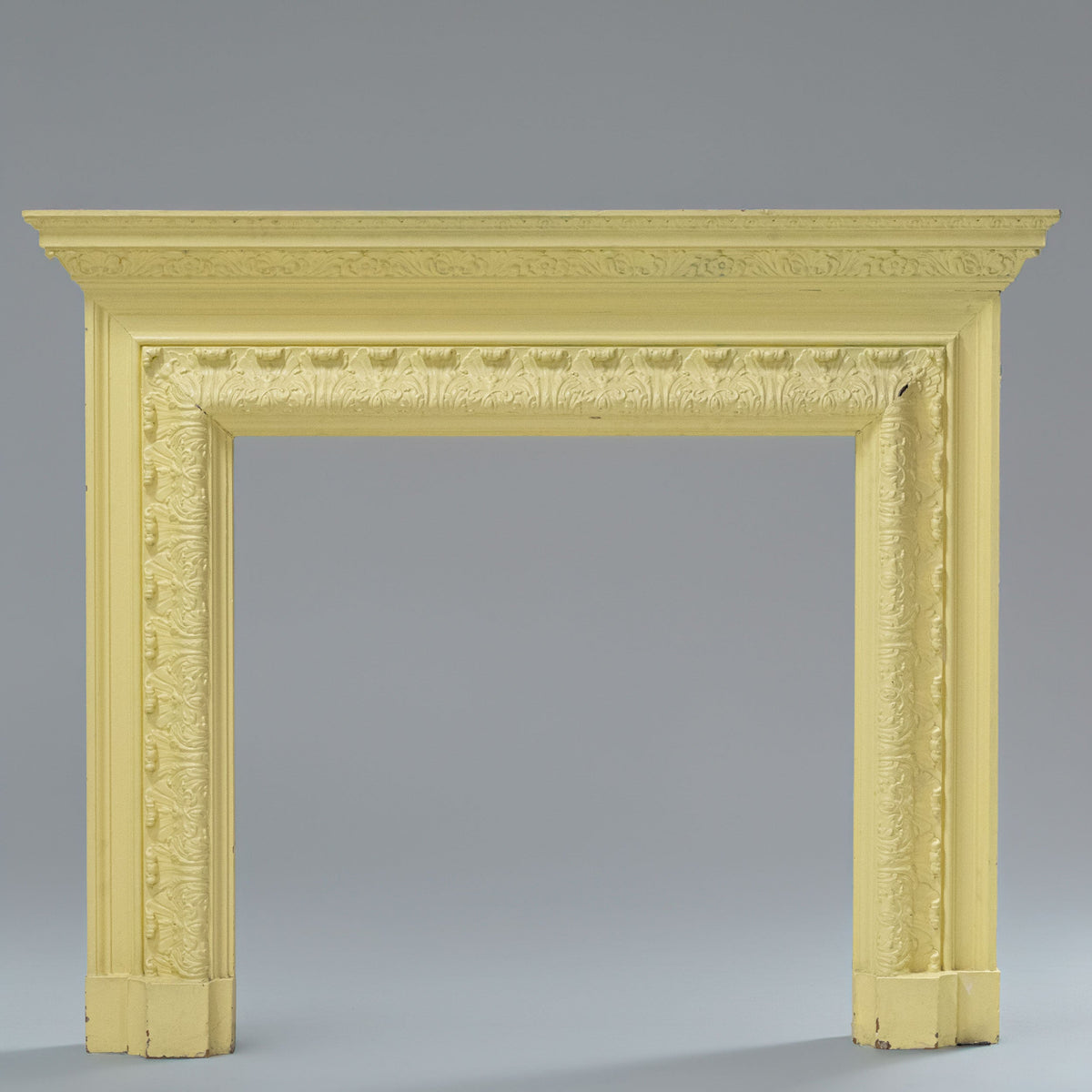 Antique Victorian Wooden Fireplace Surround