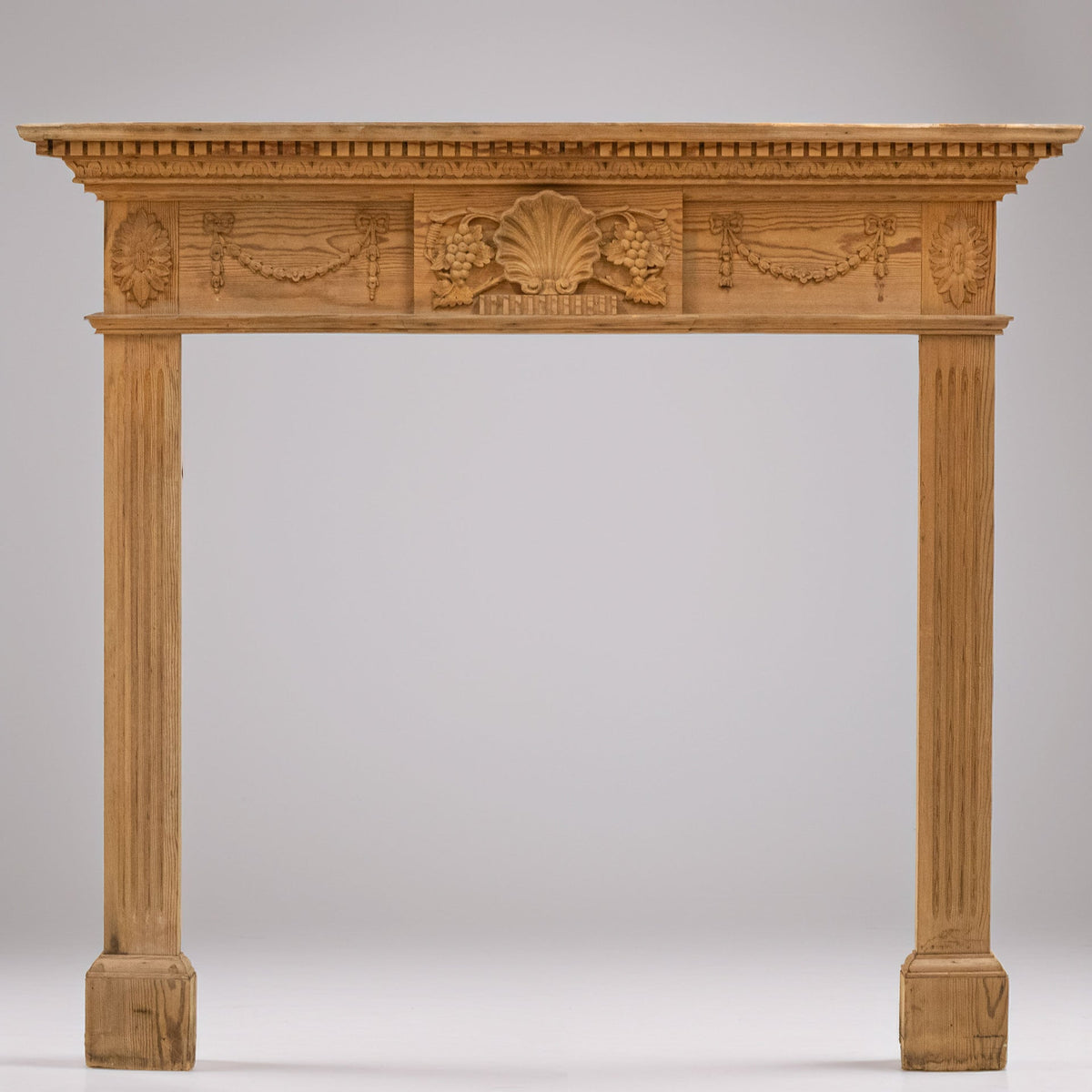 Antique Ornate Wooden Fireplace Surround | The Architectural Forum