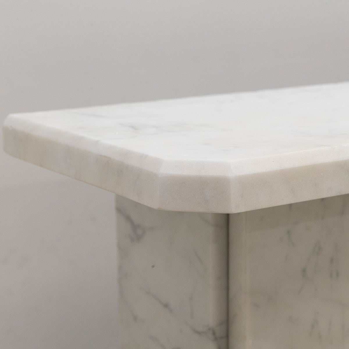 Antique Late Gerogian Early Victorian Carrara Marble Fireplace Surround | The Architectural Forum