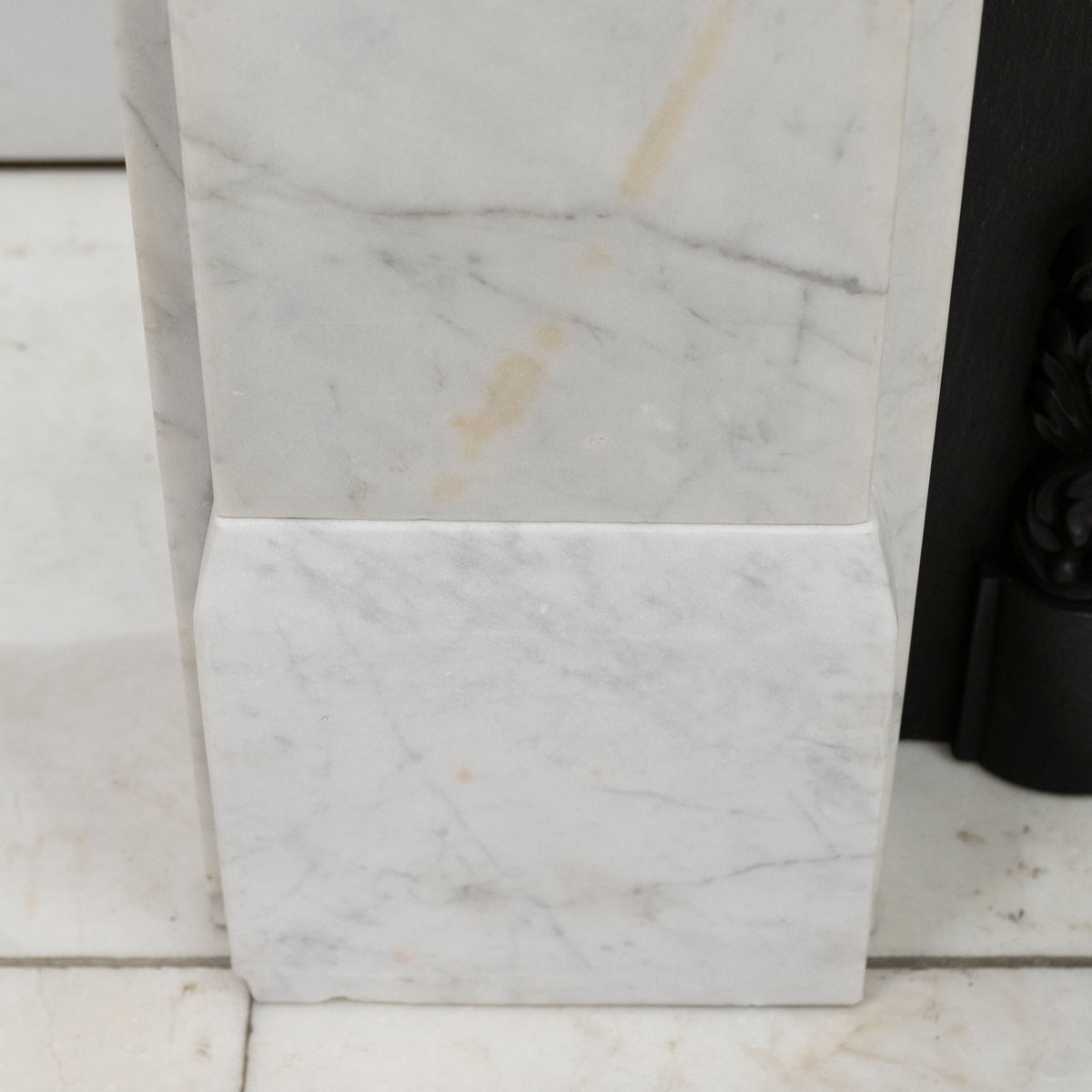 Antique Late Gerogian Early Victorian Carrara Marble Fireplace Surround | The Architectural Forum