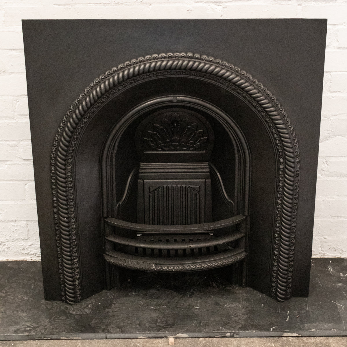 Antique Victorian Cast Iron Arched Fireplace Insert | The Architectural Forum