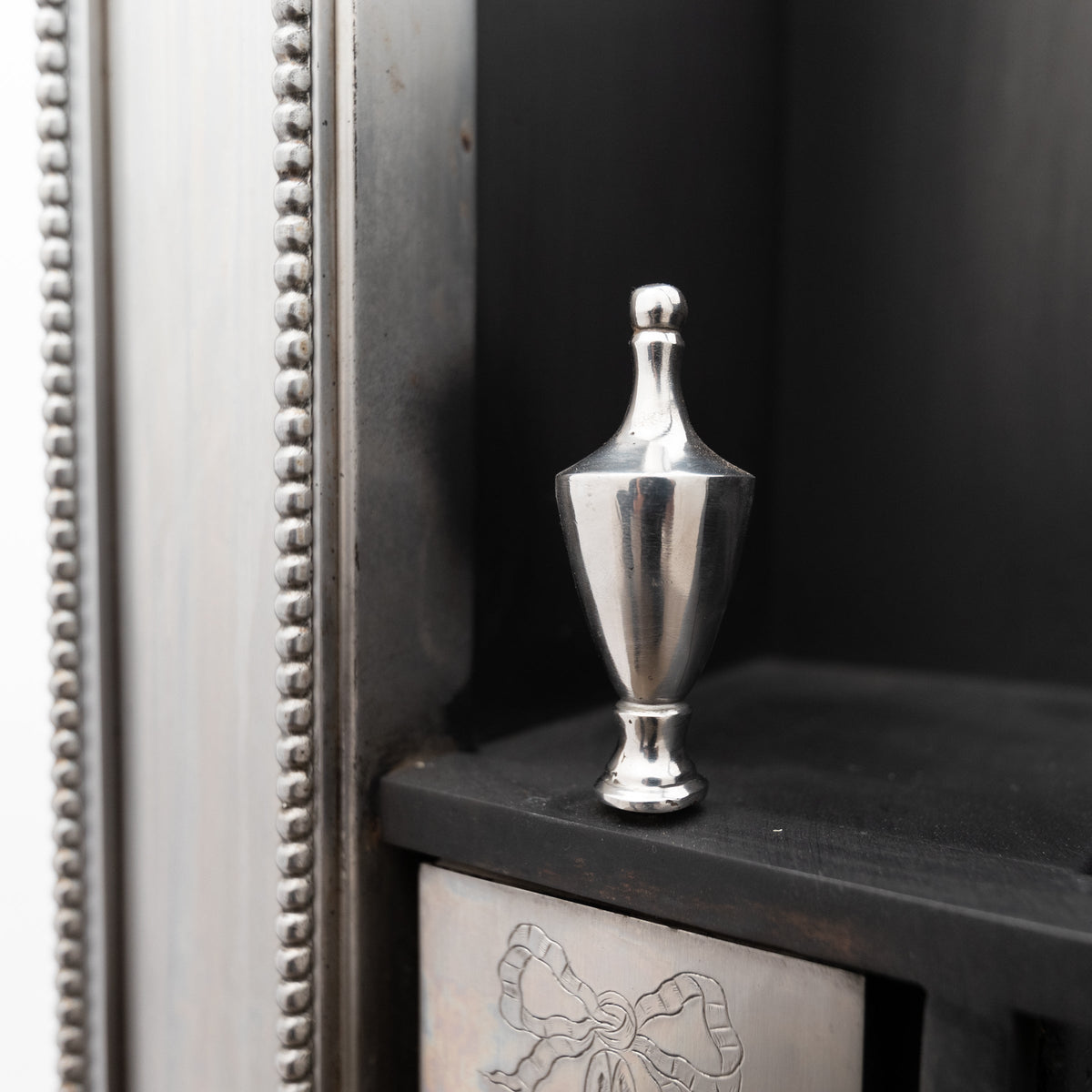 Reclaimed Georgian Style Polished Steel Register Grate in the Manner of Robert Adam | The Architectural Forum