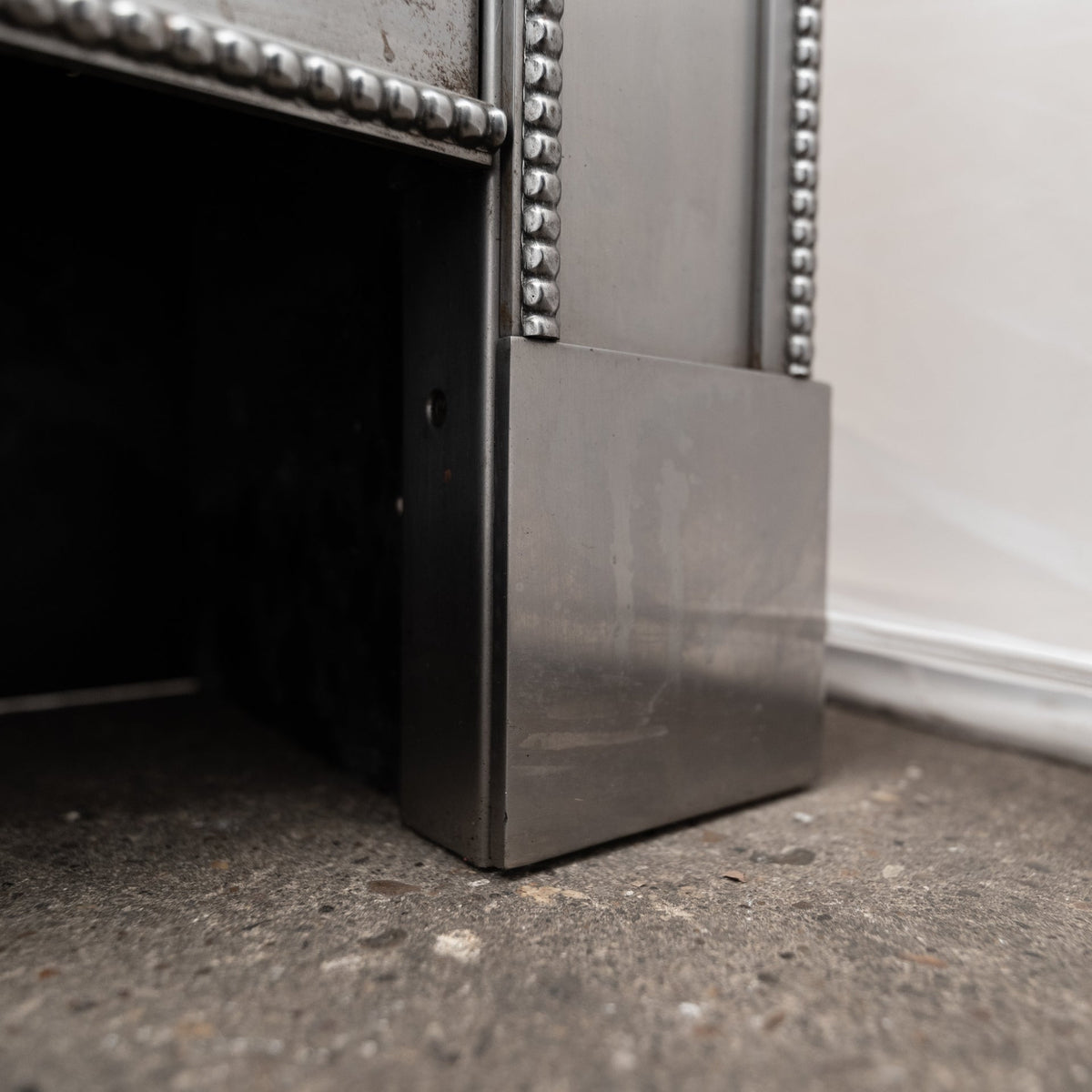 Reclaimed Georgian Style Polished Steel Register Grate in the Manner of Robert Adam | The Architectural Forum