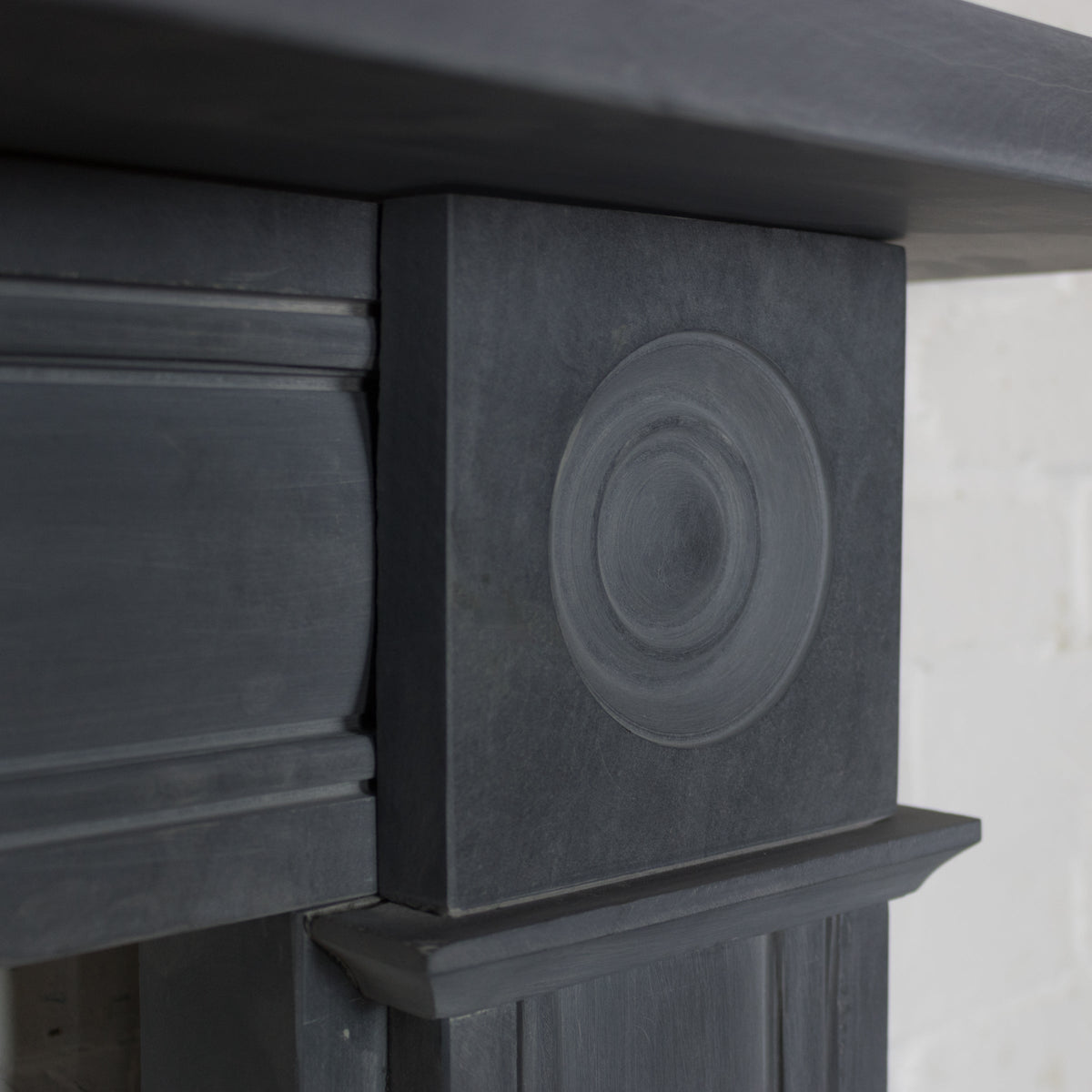 Georgian Style Natural Slate Bullseye Chimneypiece | The Architectural Forum