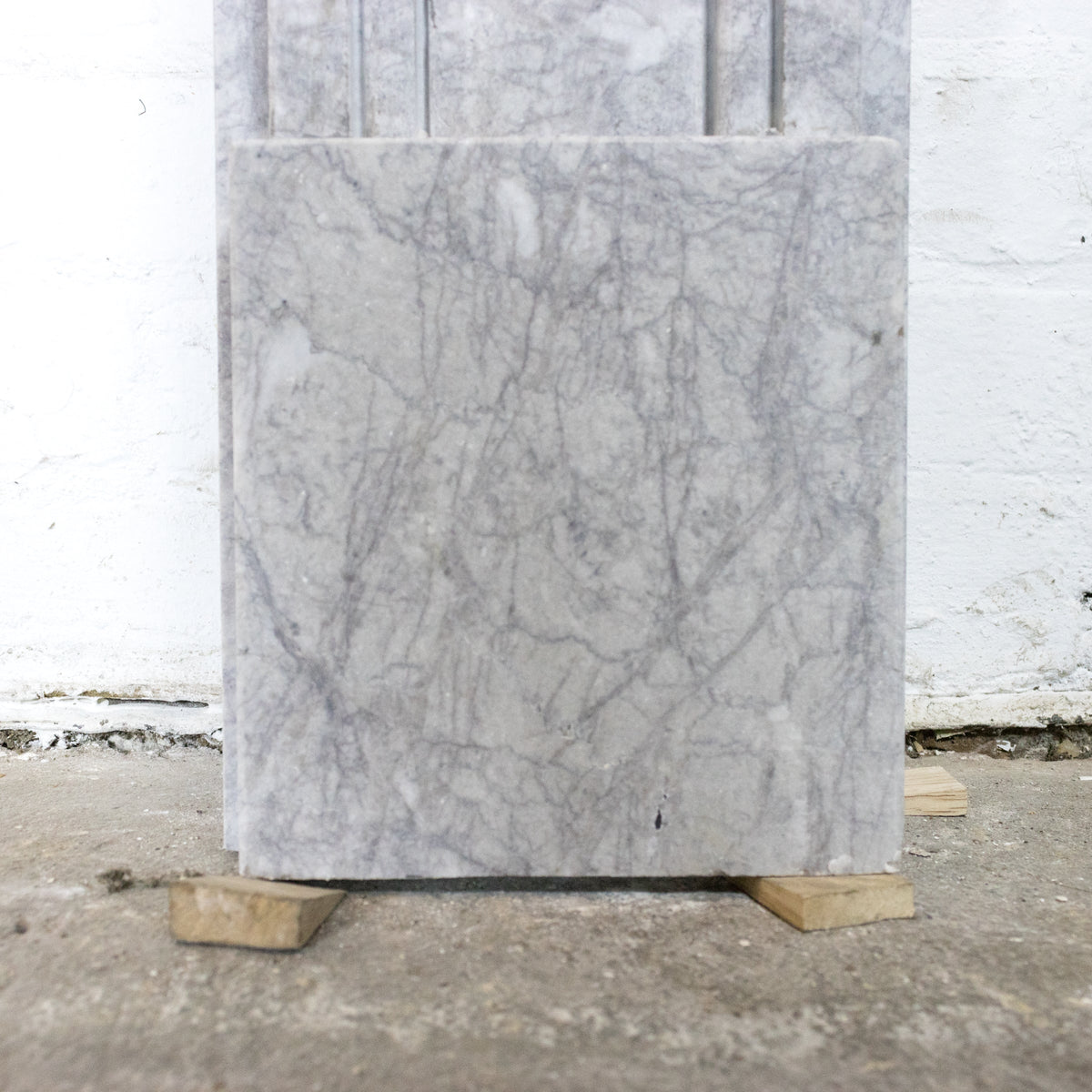 Georgian Style Bullseye Grey Marble Chimneypiece | The Architectural Forum