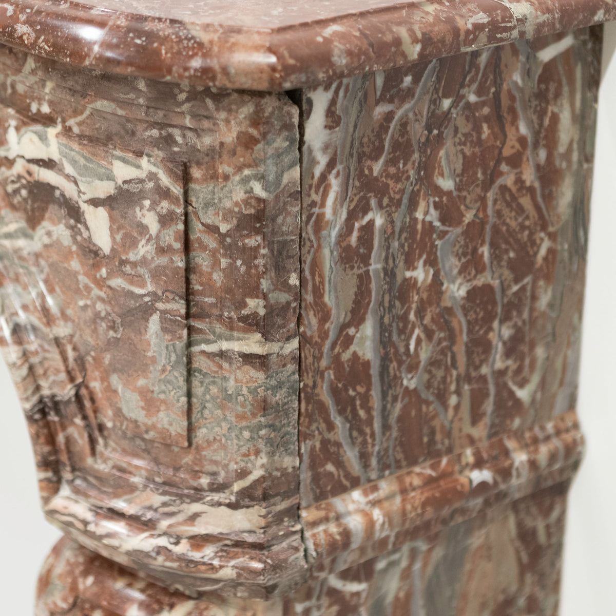 Antique Rouge De Rance Marble Fireplace Surround | Louis XV | The Architectural Forum