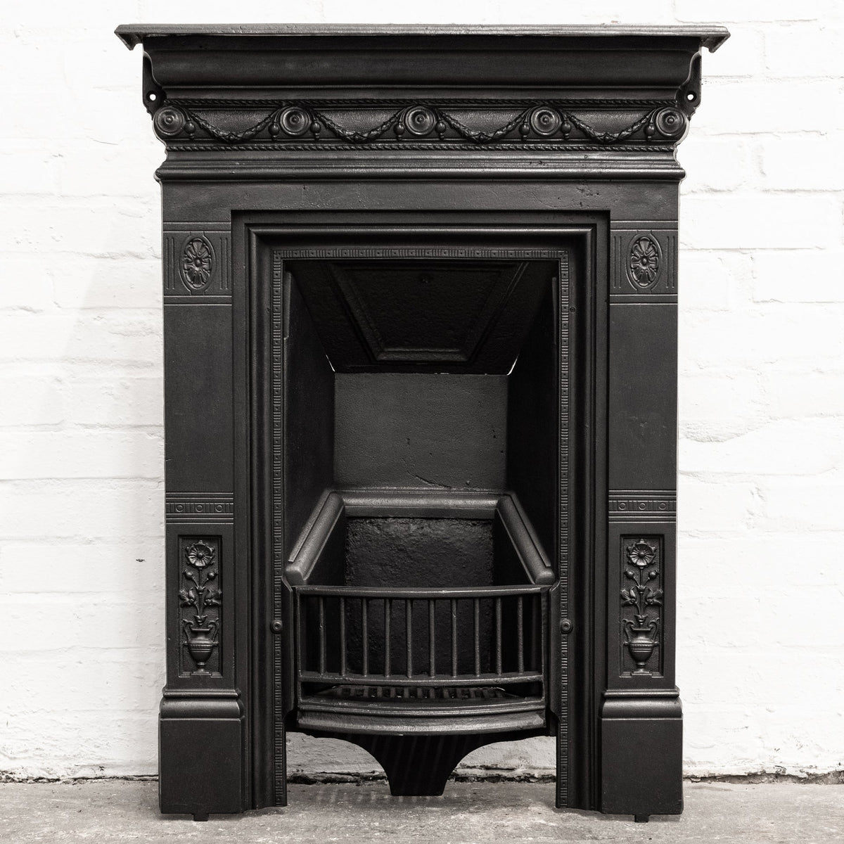 Antique Cast Iron Combination Fireplace | The Architectural Forum