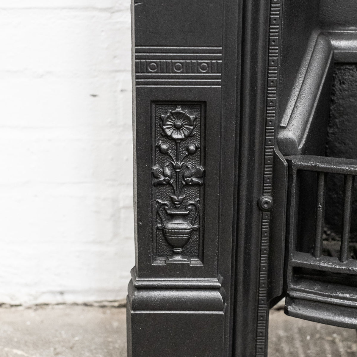 Antique Cast Iron Combination Fireplace | The Architectural Forum