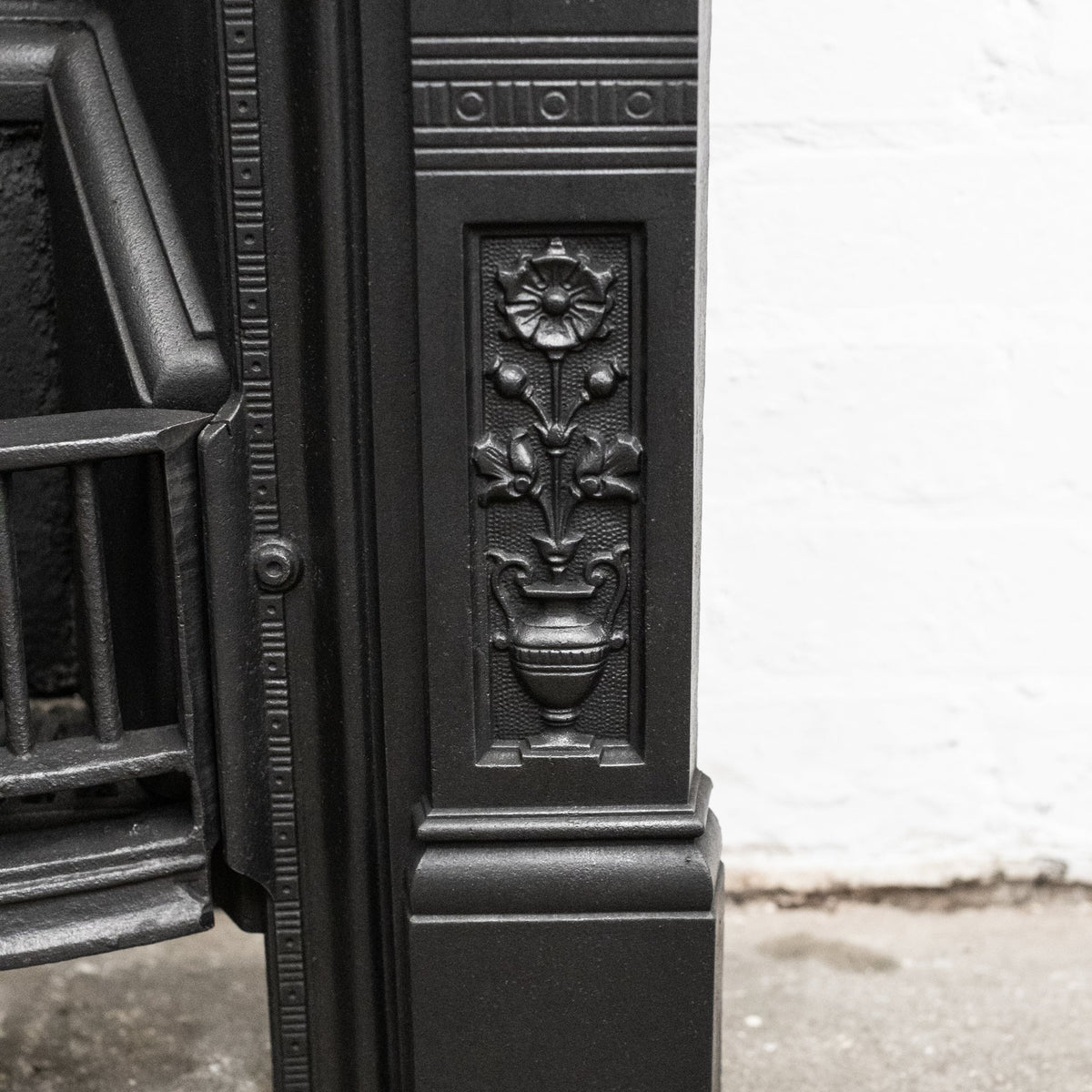 Antique Cast Iron Combination Fireplace | The Architectural Forum