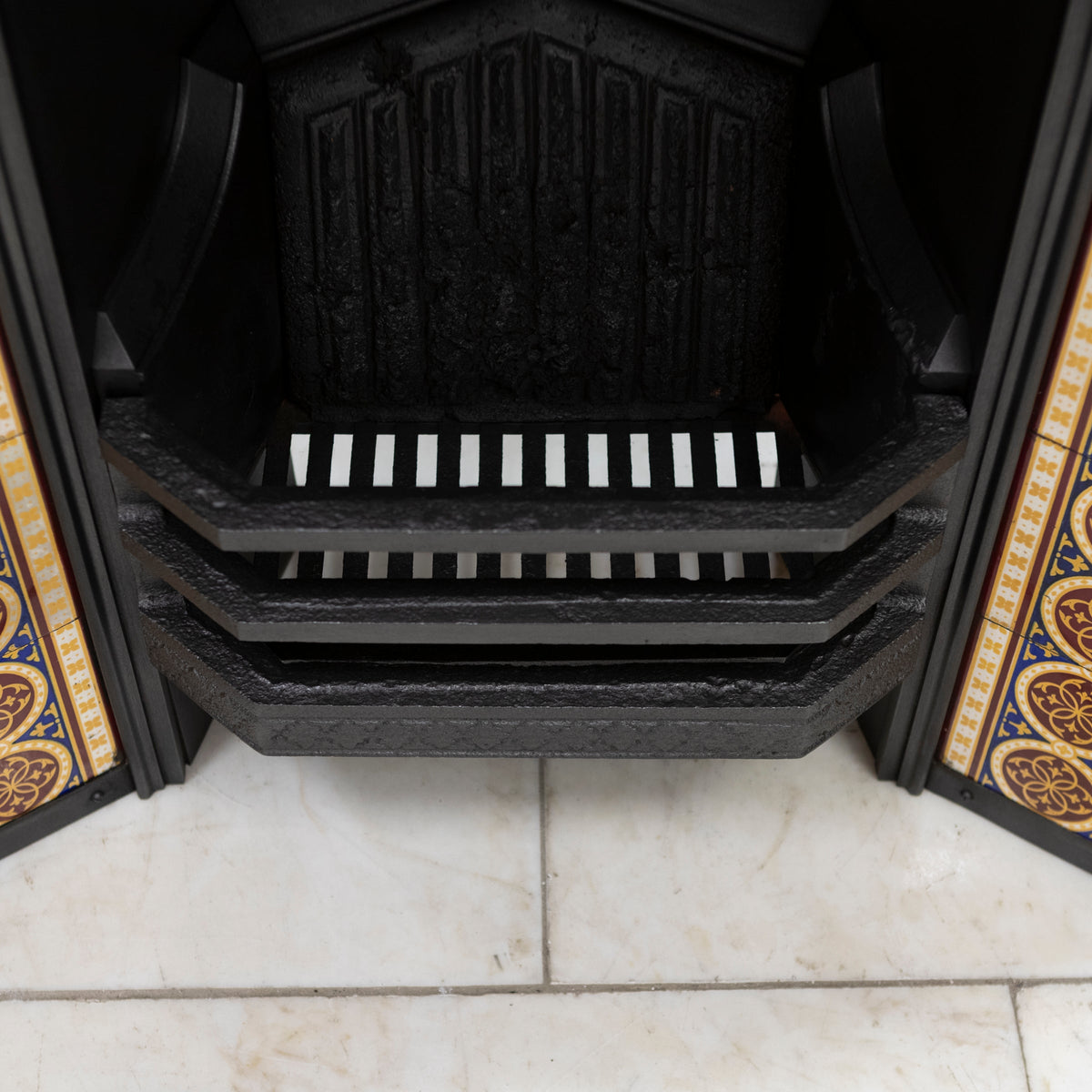 Rare Victorian Arched Tiled Insert with Minton Tiles | The Architectural Forum