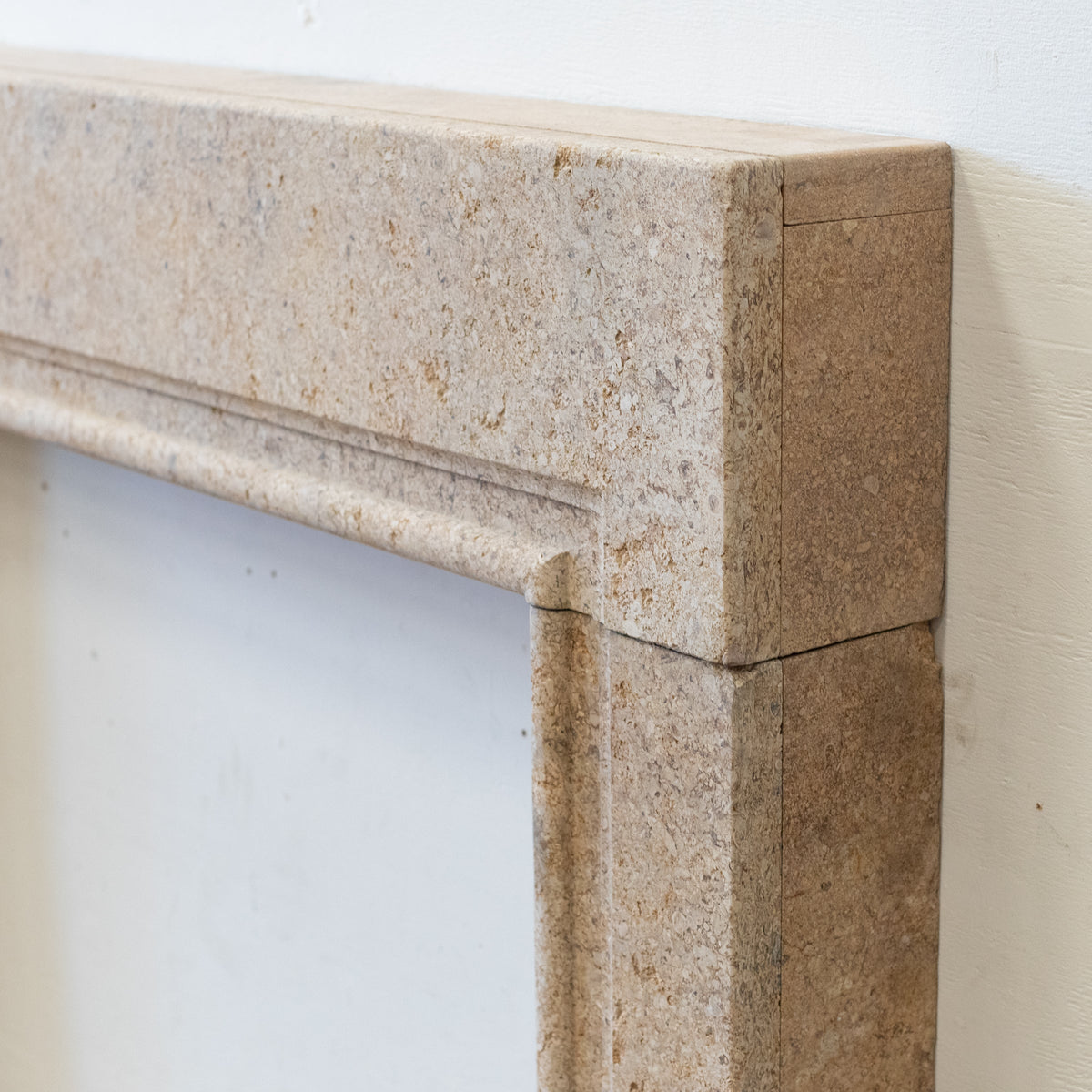 Antque Stone Bolection Fireplace Surround | The Architectural Forum