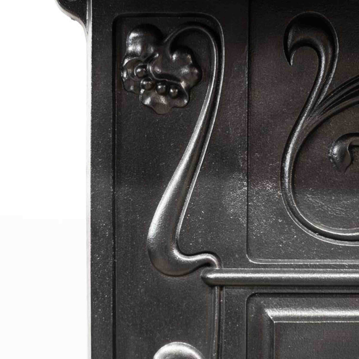 Antique Art Nouveau Cast Iron Combination Fireplace | The Architectural Forum