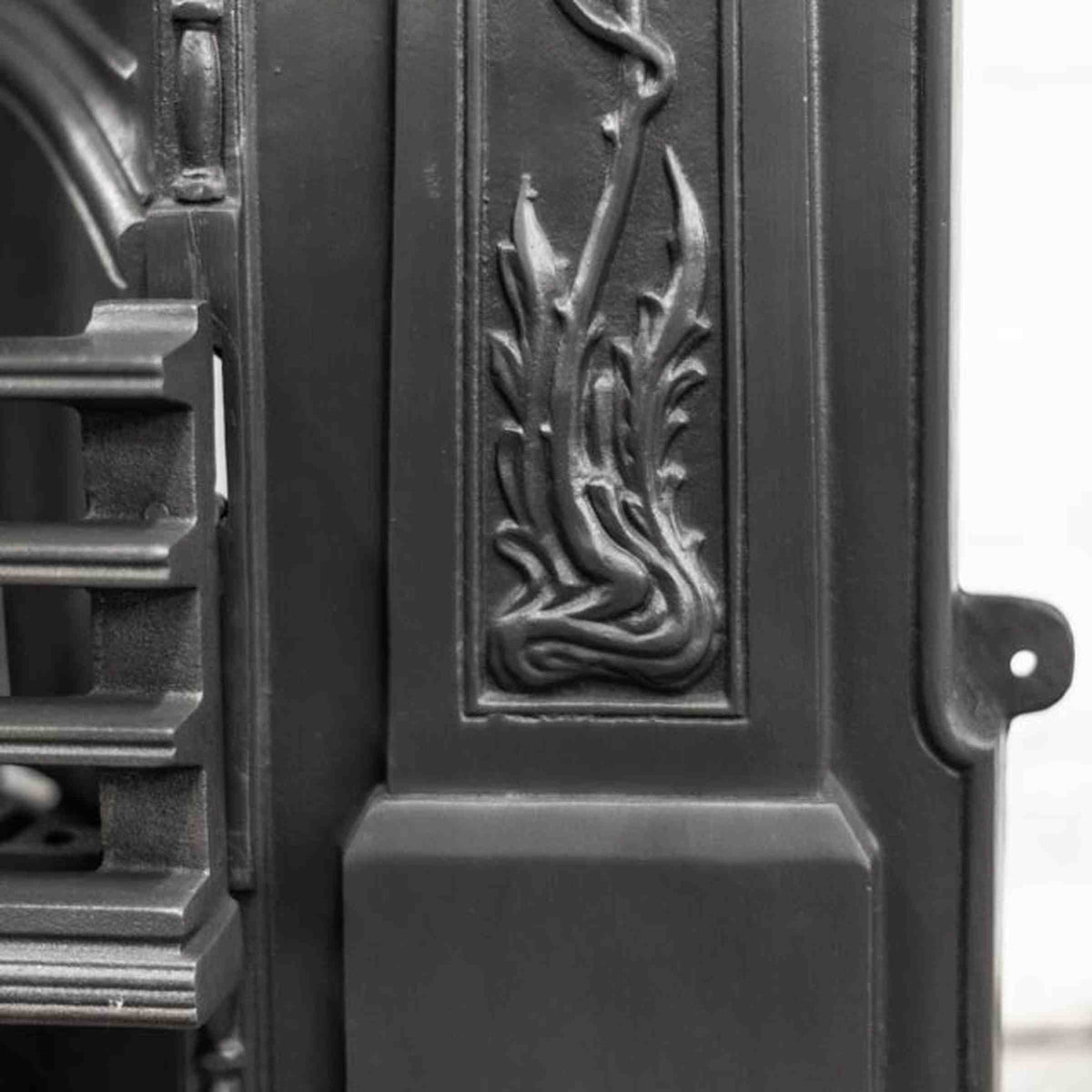 Antique Art Nouveau Cast Iron Combination Fireplace | The Architectural Forum