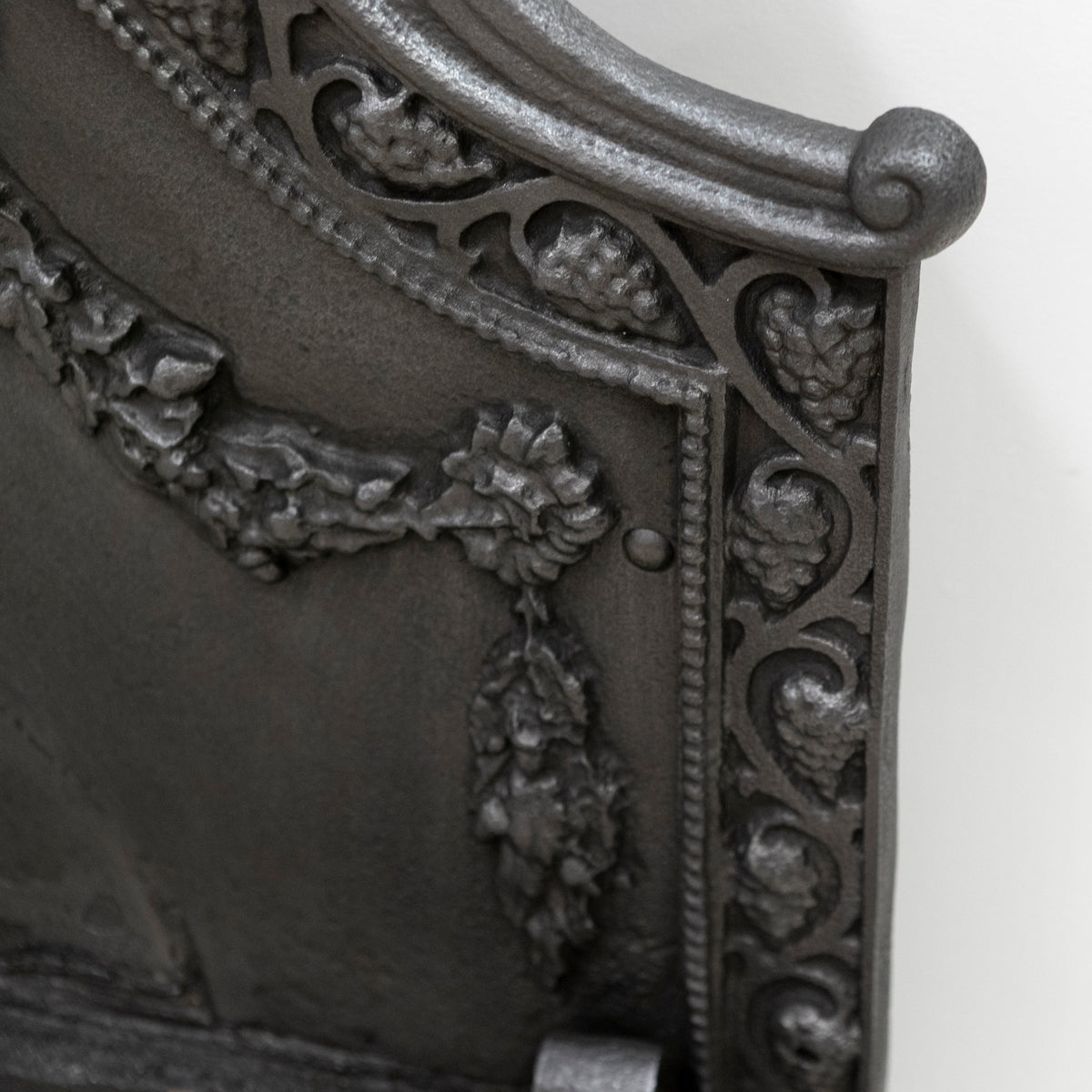 Large Antique Arts &amp; Crafts Fire Basket with Finials | The Architectural Forum