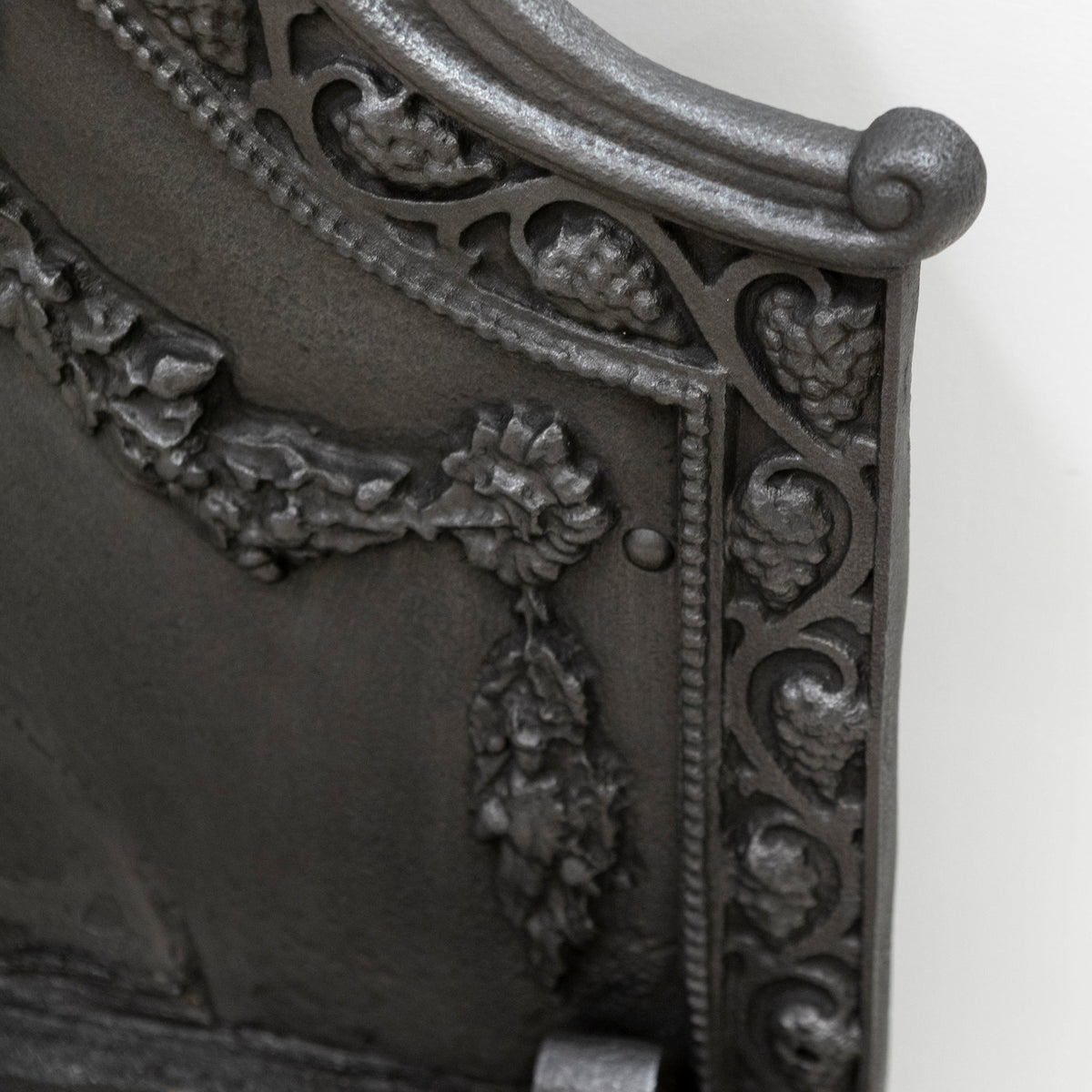 Large Antique Arts &amp; Crafts Fire Basket with Finials | The Architectural Forum
