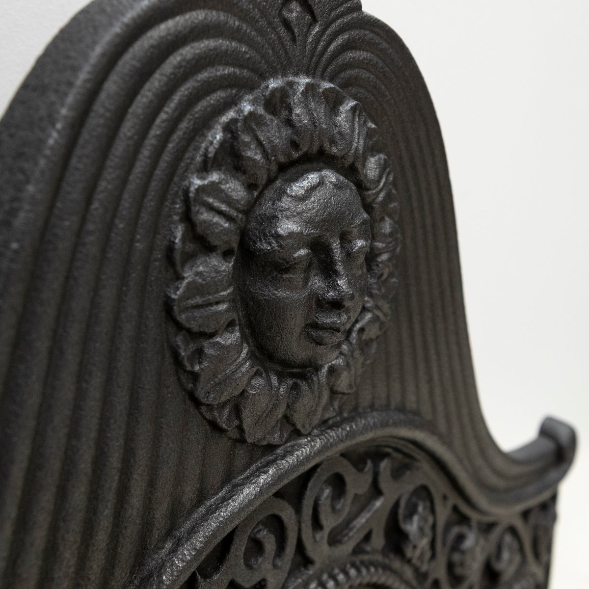 Large Antique Arts &amp; Crafts Fire Basket with Finials | The Architectural Forum