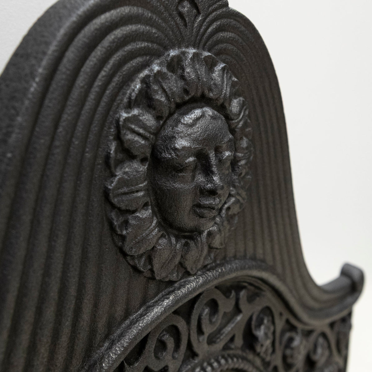 Large Antique Arts &amp; Crafts Fire Basket with Finials | The Architectural Forum