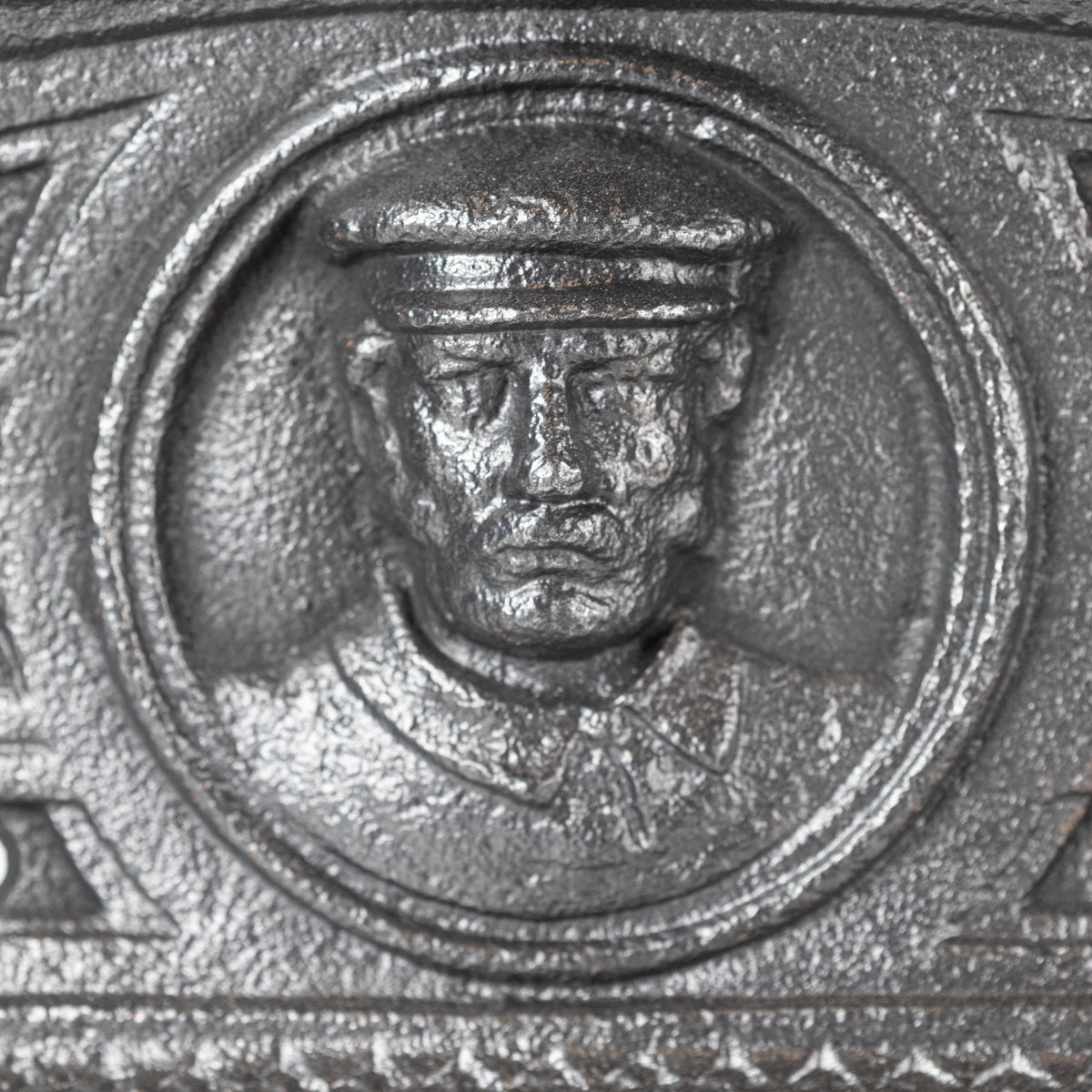 Antique Cast Iron Fireplace Tidy Livingstone | Betty | Ashpan Cover | The Architectural Forum