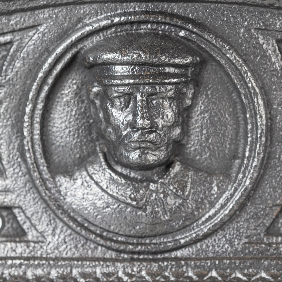 Antique Cast Iron Fireplace Tidy Livingstone | Betty | Ashpan Cover | The Architectural Forum