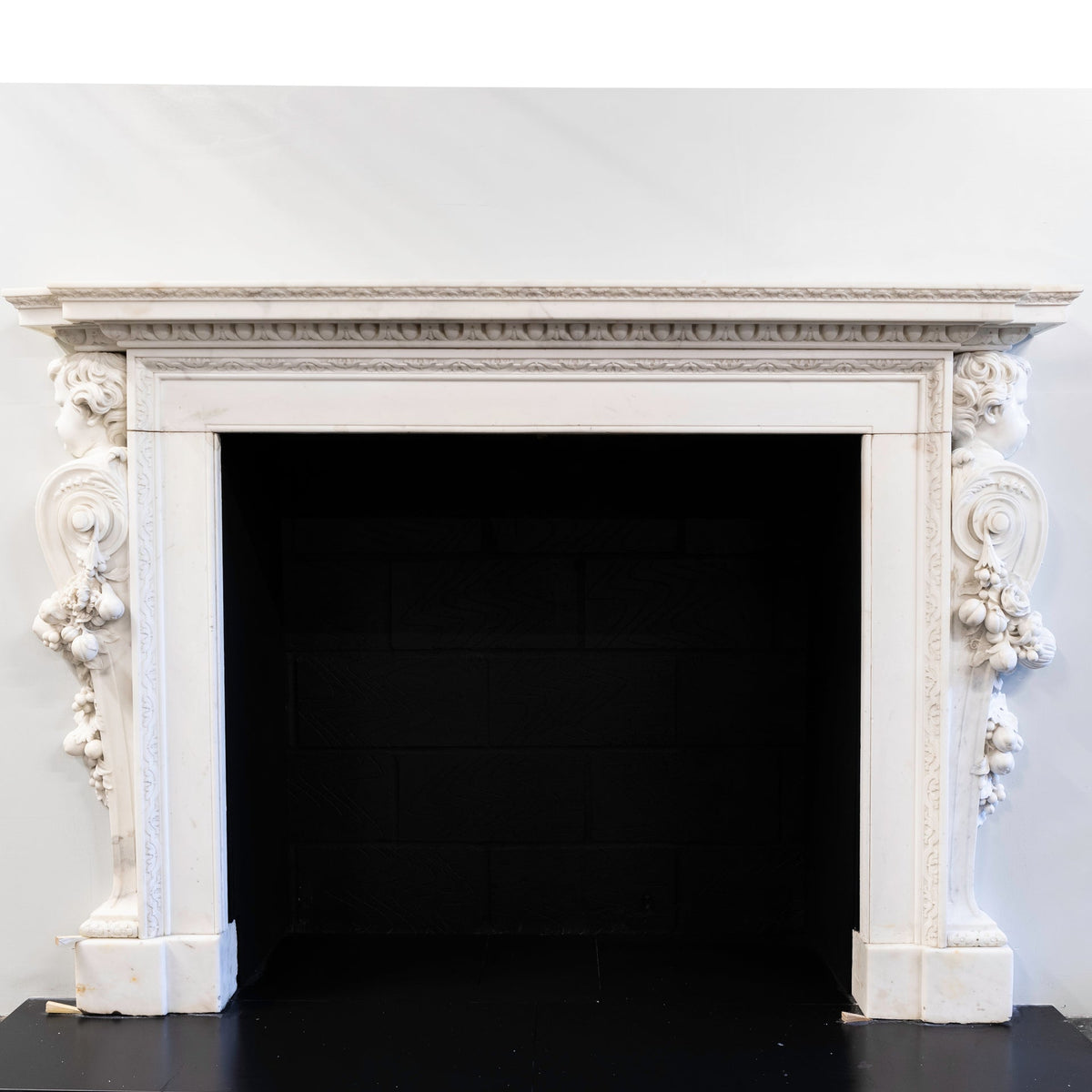 18th Century English Baroque Marble Fireplace | Appuldurcombe House | The Architectural Forum