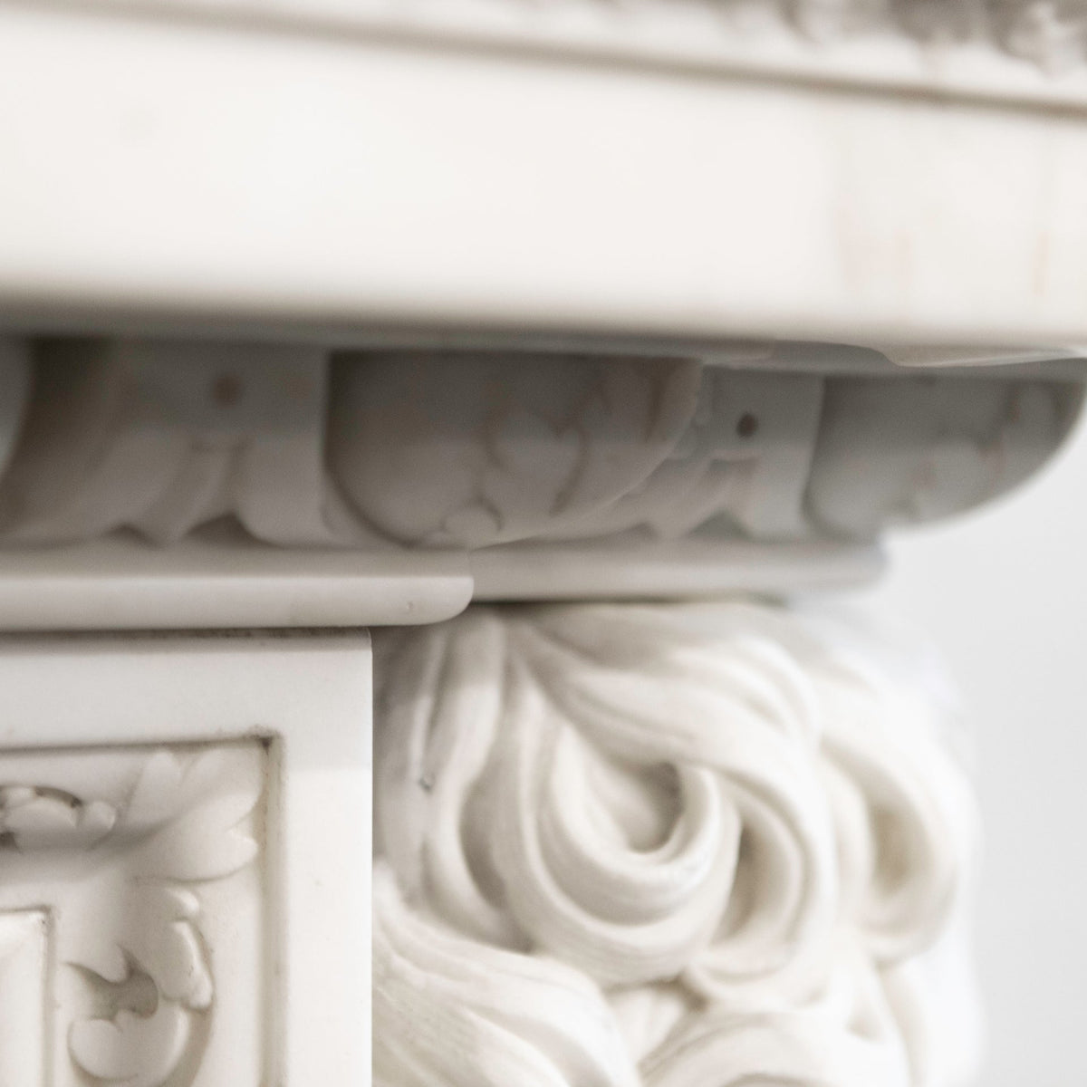 18th Century English Baroque Marble Fireplace | Appuldurcombe House | The Architectural Forum
