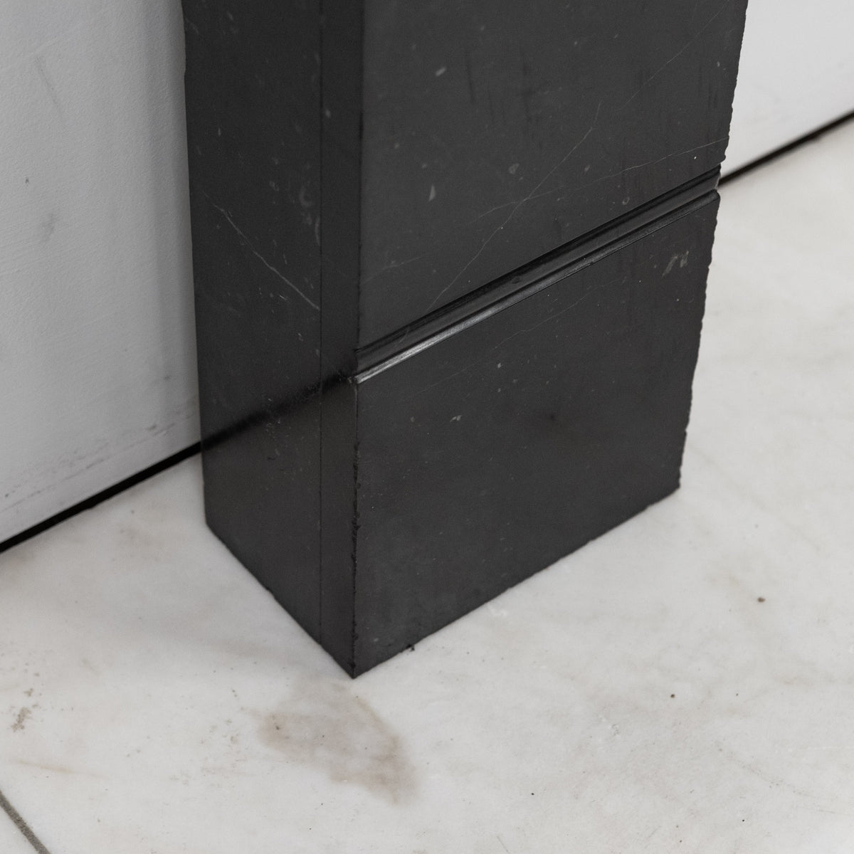 Antique Georgian Belgian Black Marble Fire Surround | Pair Available