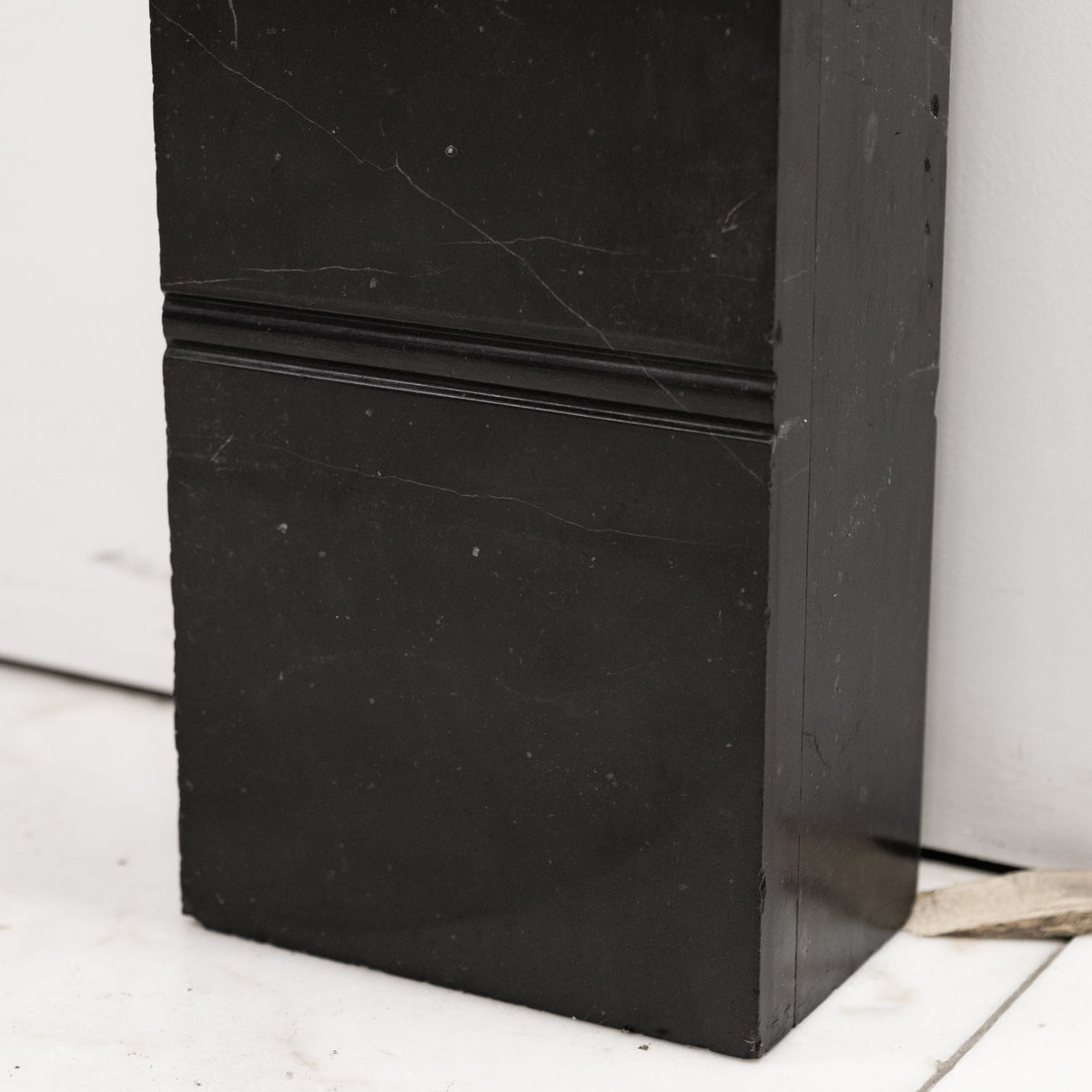Antique Georgian Belgian Black Marble Fire Surround | Pair Available