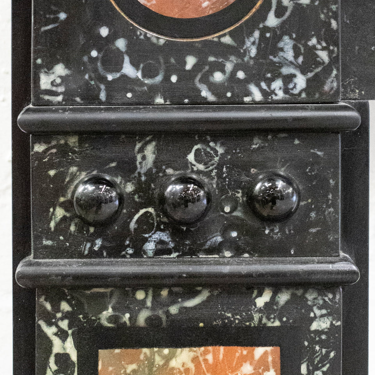 Antique Victorian "Marbelised" Slate Fireplace Surround With Roundels | The Architectural Forum