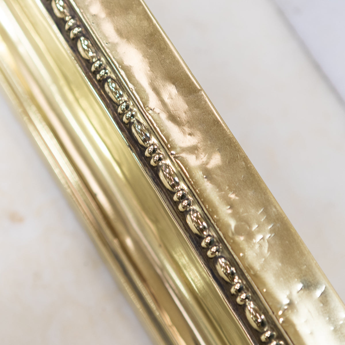 Antique Brass Fireplace Fender | The Architectural Forum