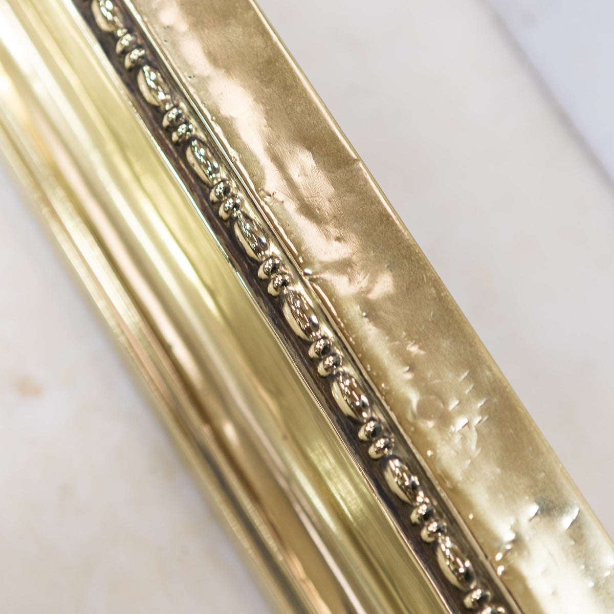 Antique Brass Fireplace Fender | The Architectural Forum