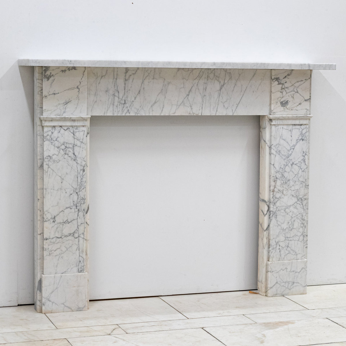 Antique Carrara Marble Late Georgian Fireplace Surround | The Architectural Forum