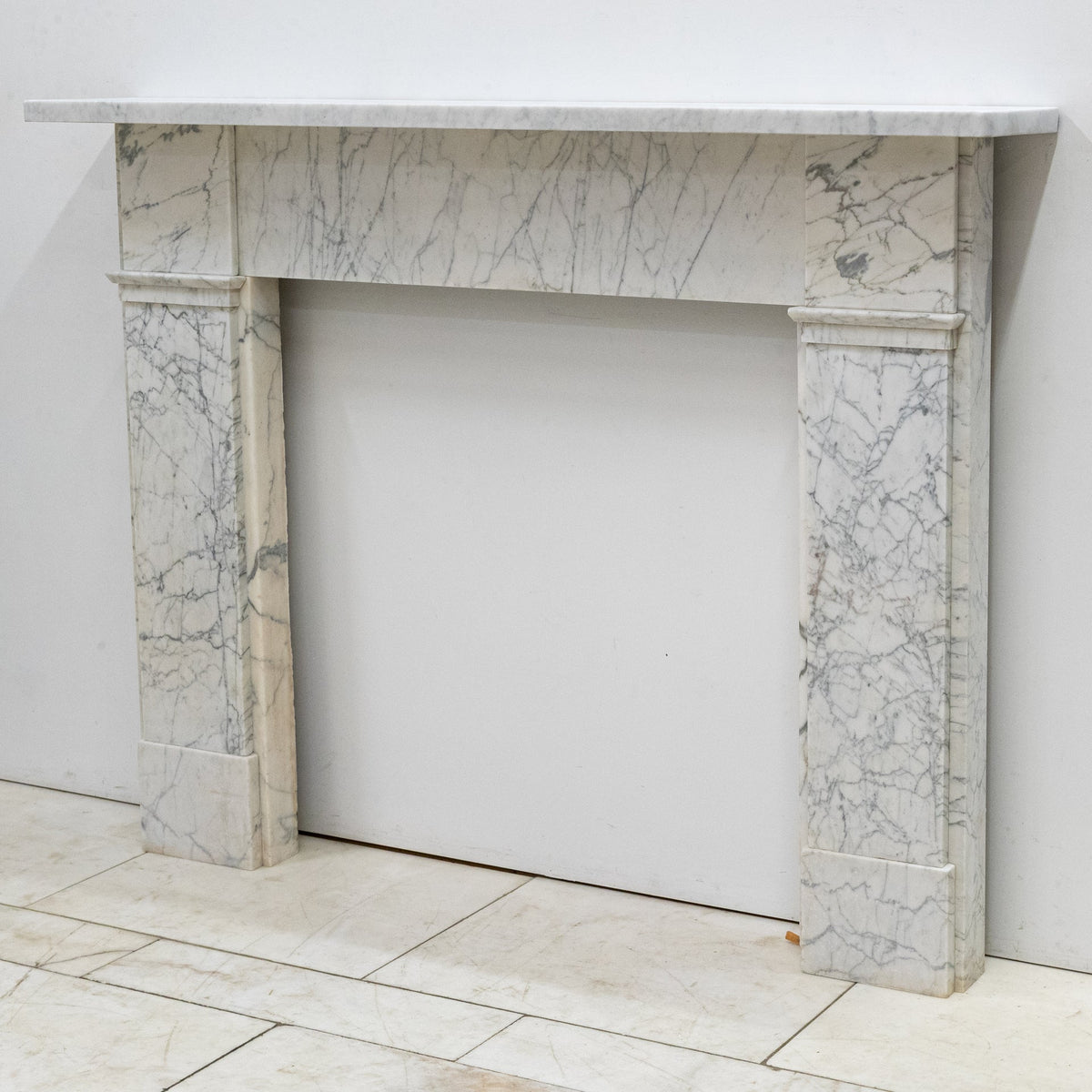 Antique Carrara Marble Late Georgian Fireplace Surround | The Architectural Forum
