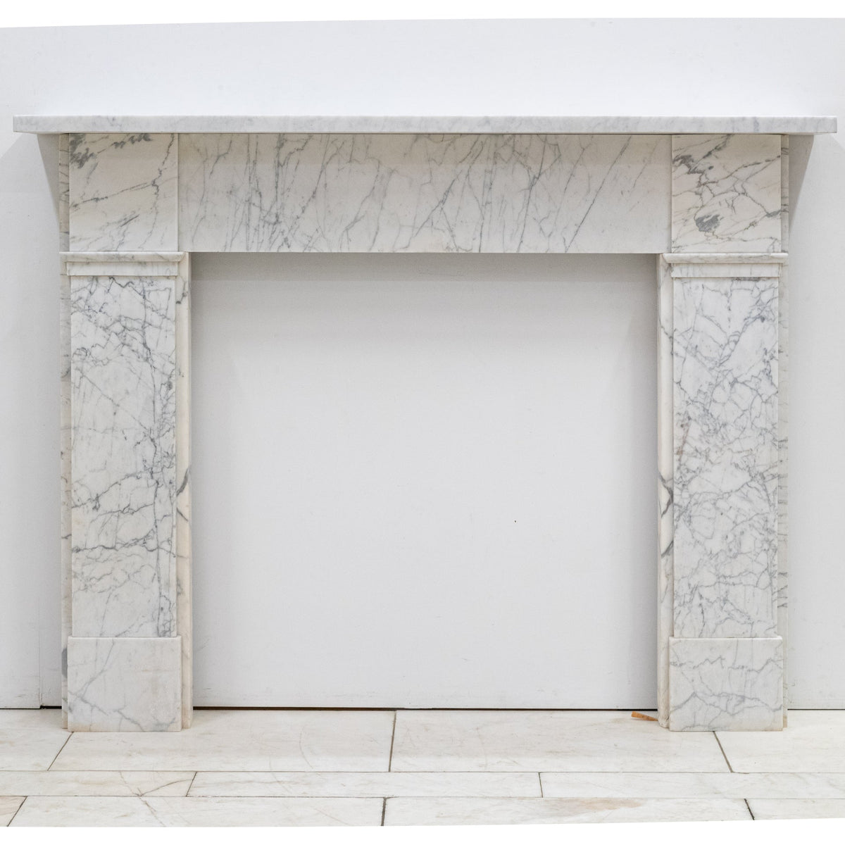 Antique Carrara Marble Late Georgian Fireplace Surround | The Architectural Forum