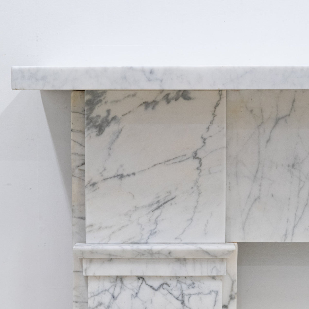 Antique Carrara Marble Late Georgian Fireplace Surround | The Architectural Forum