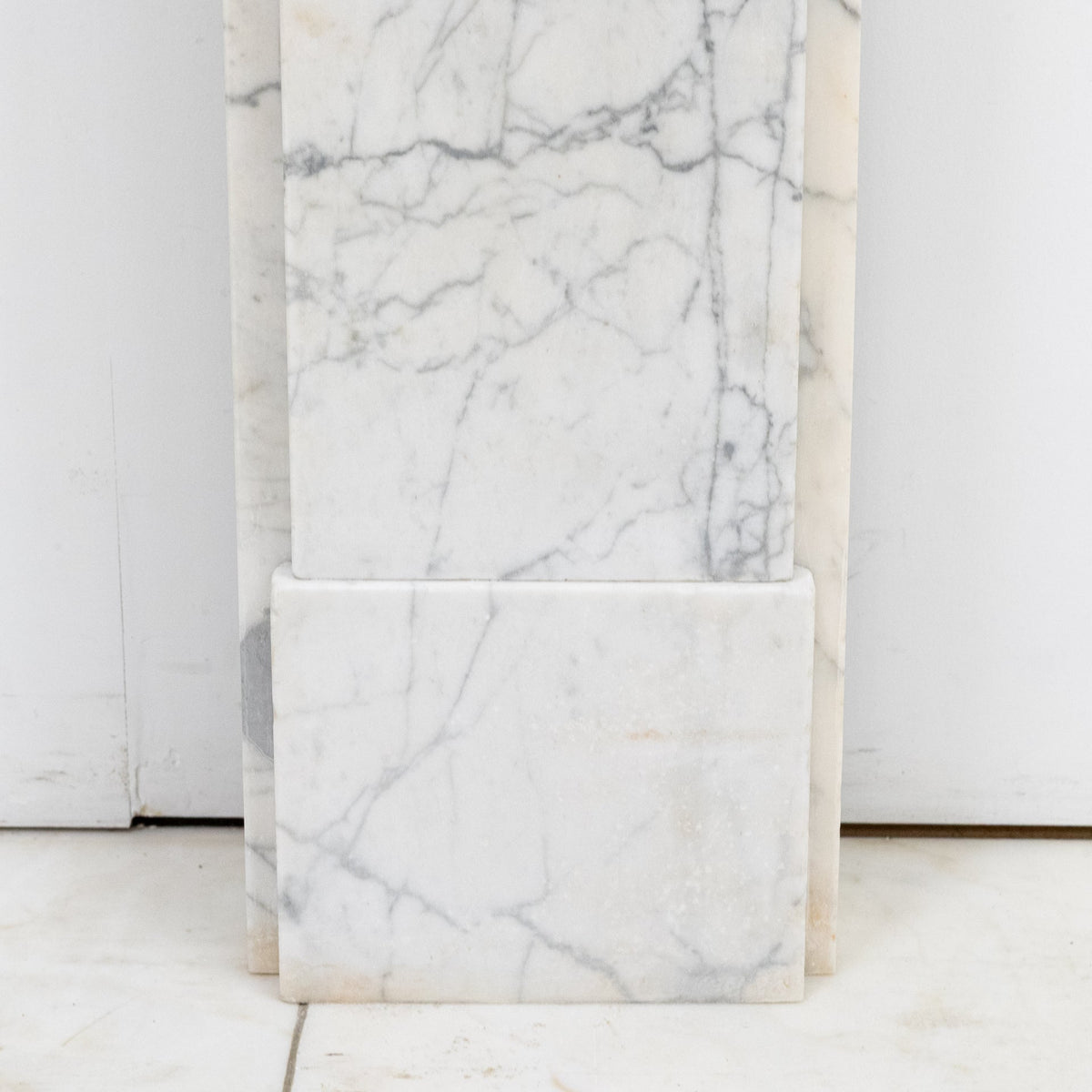 Antique Carrara Marble Late Georgian Fireplace Surround | The Architectural Forum