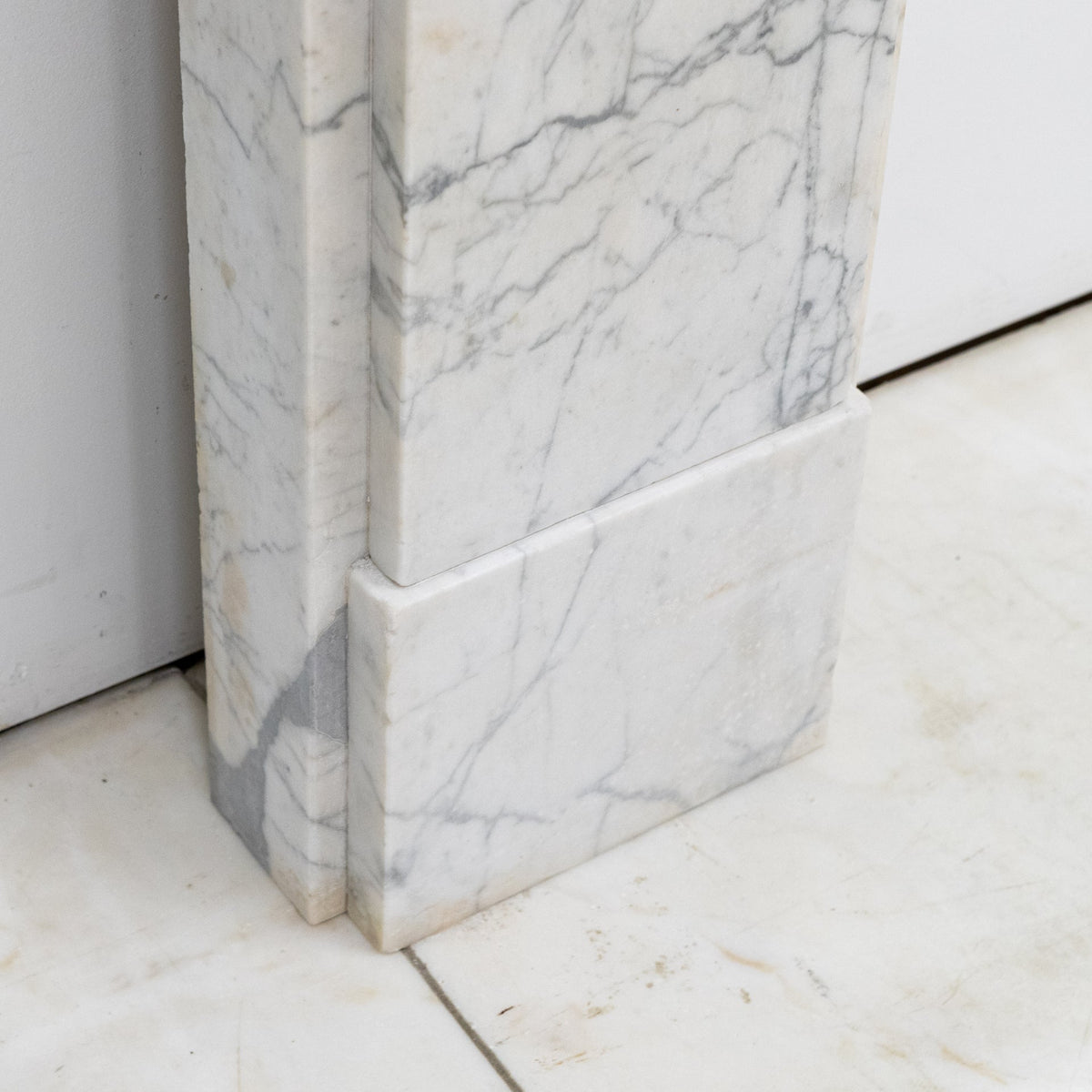 Antique Carrara Marble Late Georgian Fireplace Surround | The Architectural Forum