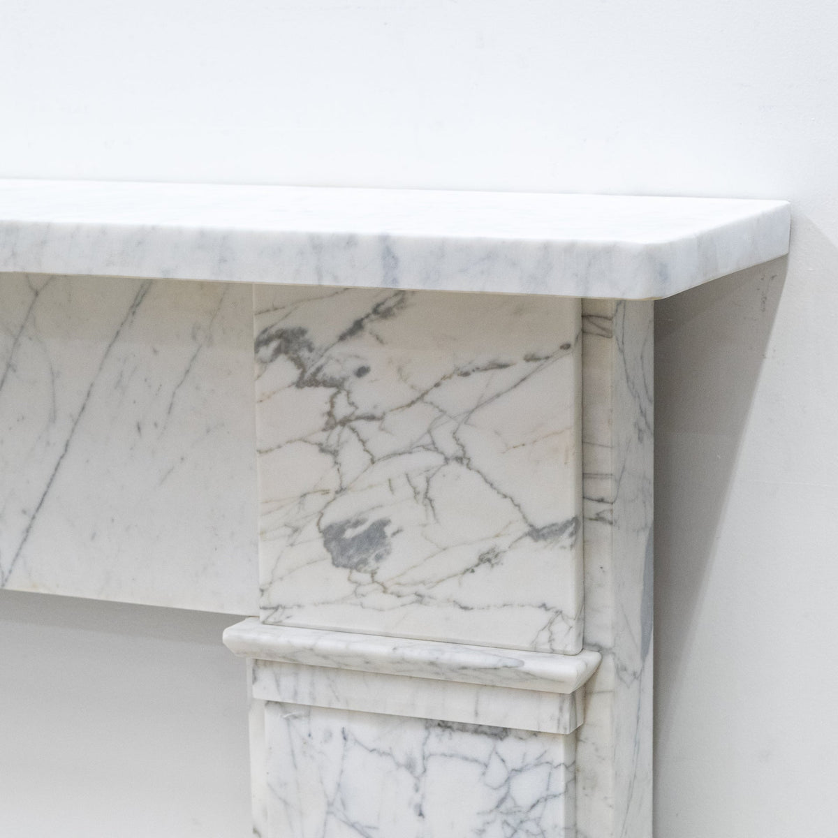 Antique Carrara Marble Late Georgian Fireplace Surround | The Architectural Forum