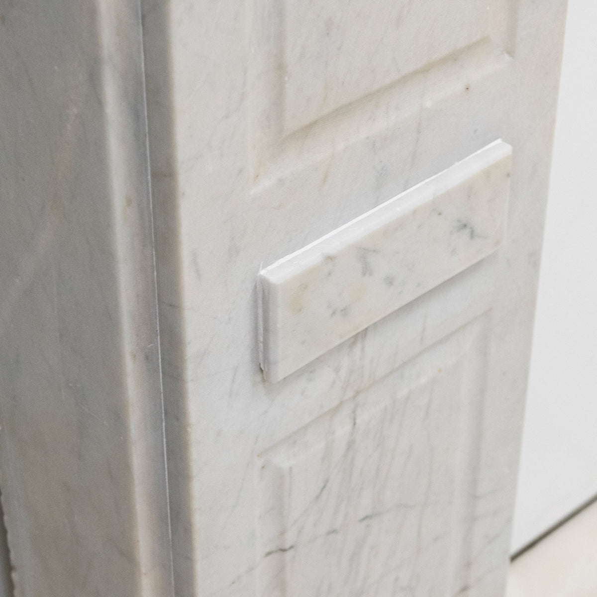 Antique Carrara Marble Fireplace Surround | The Architectural Forum