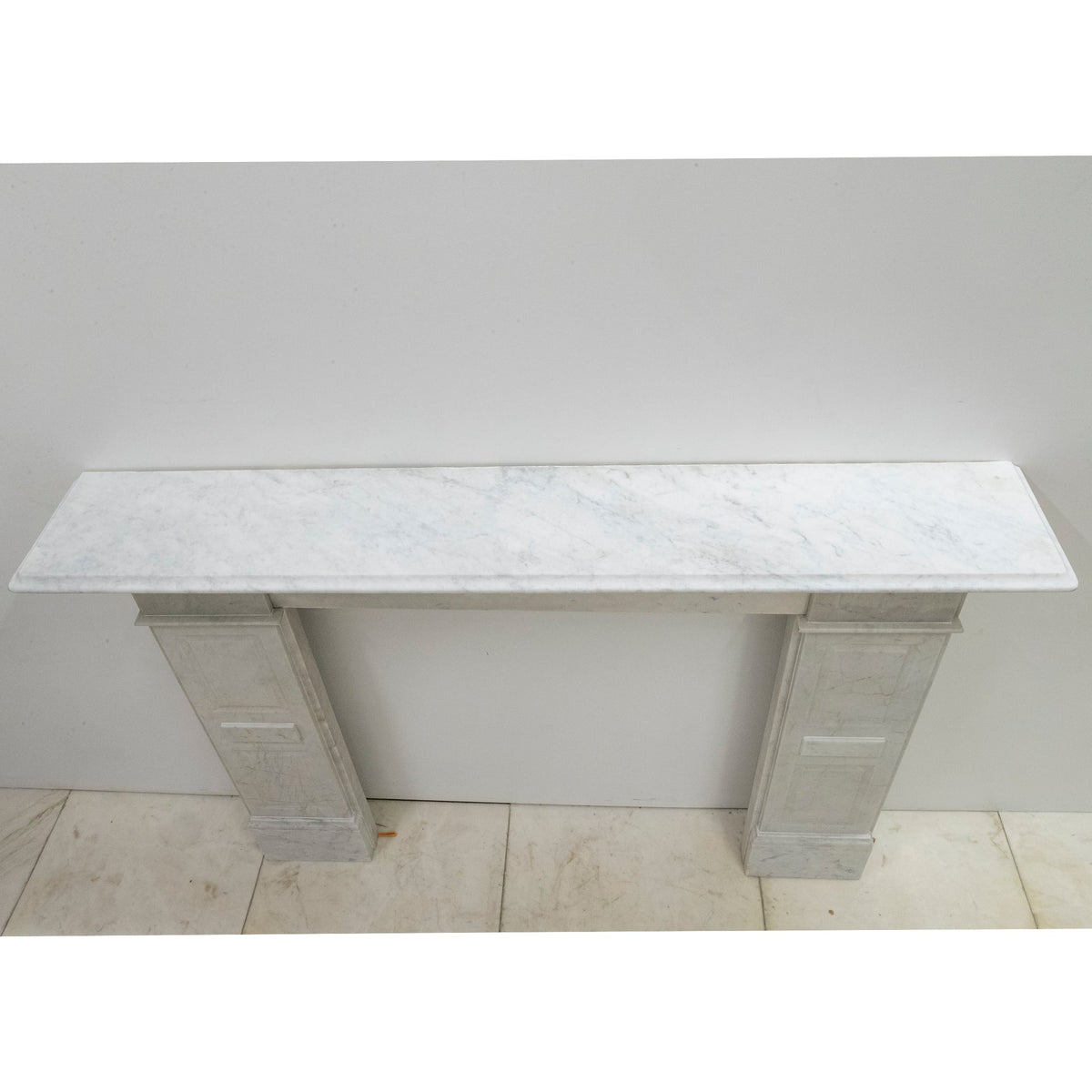 Antique Carrara Marble Fireplace Surround | The Architectural Forum