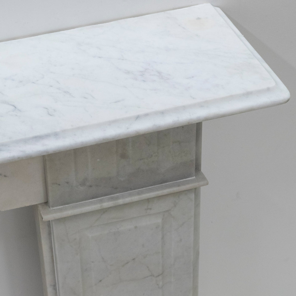 Antique Carrara Marble Fireplace Surround | The Architectural Forum