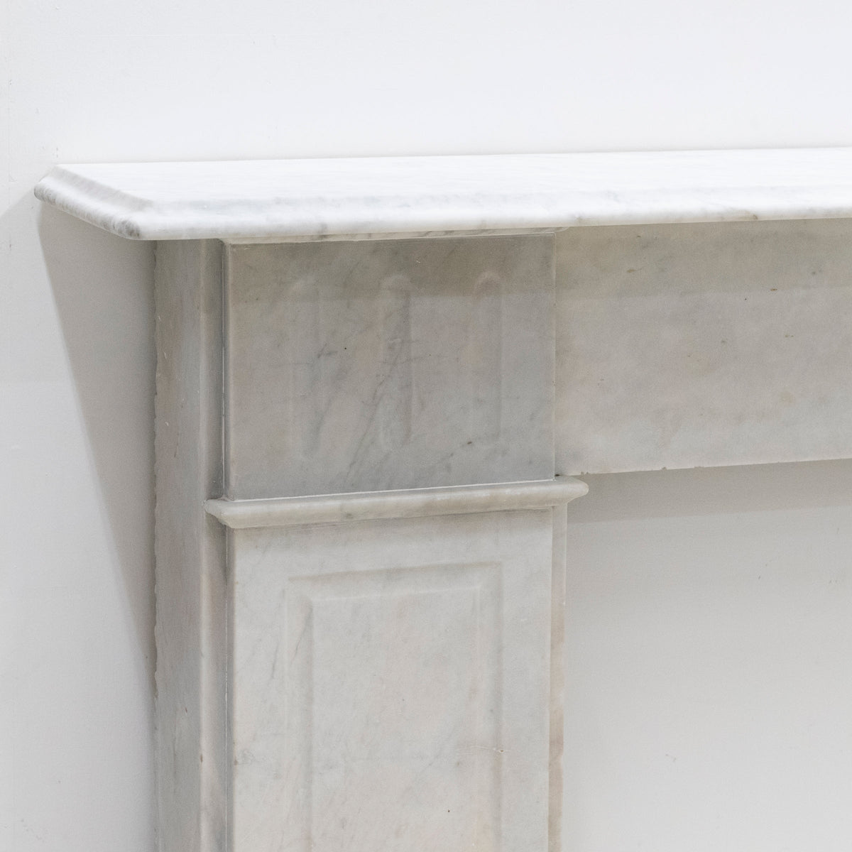 Antique Carrara Marble Fireplace Surround | The Architectural Forum