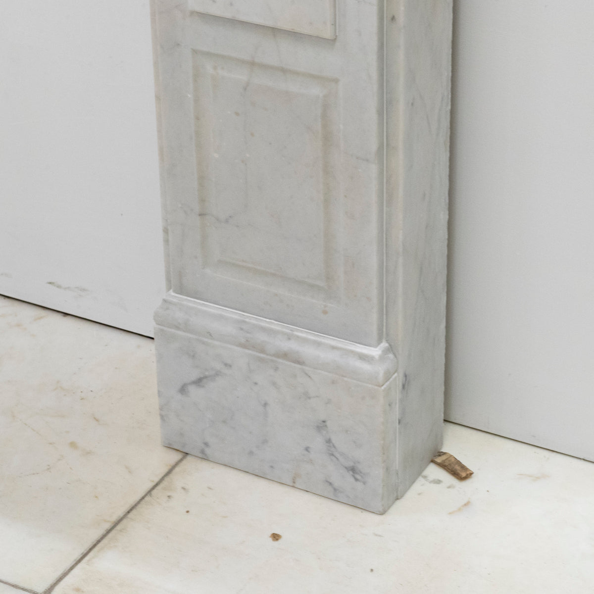 Antique Carrara Marble Fireplace Surround | The Architectural Forum