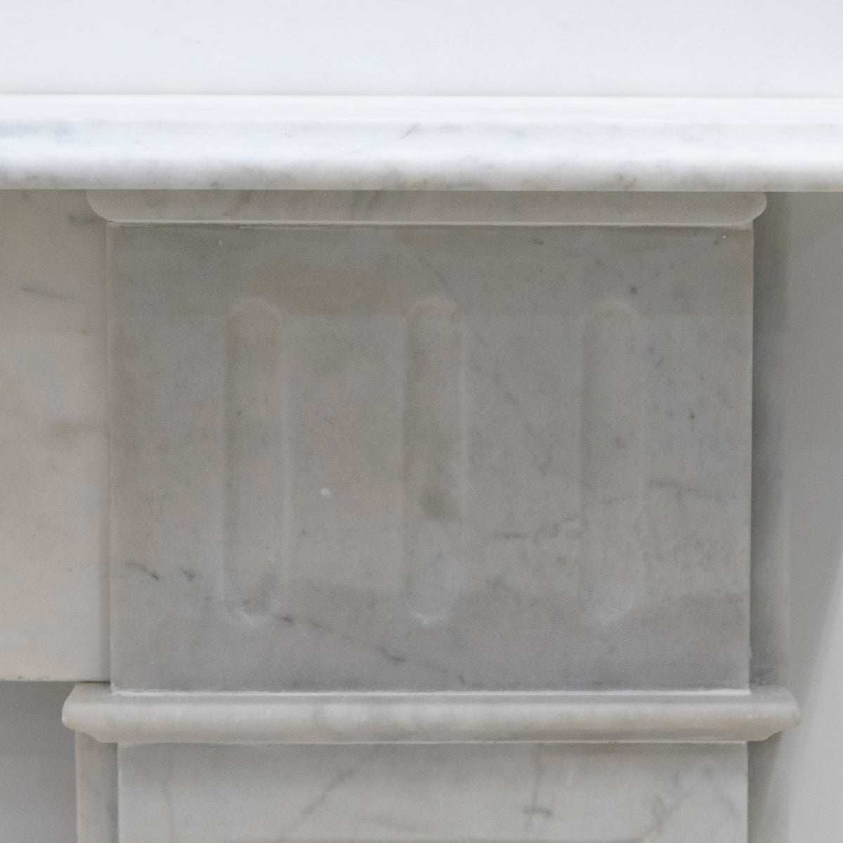 Antique Carrara Marble Fireplace Surround | The Architectural Forum