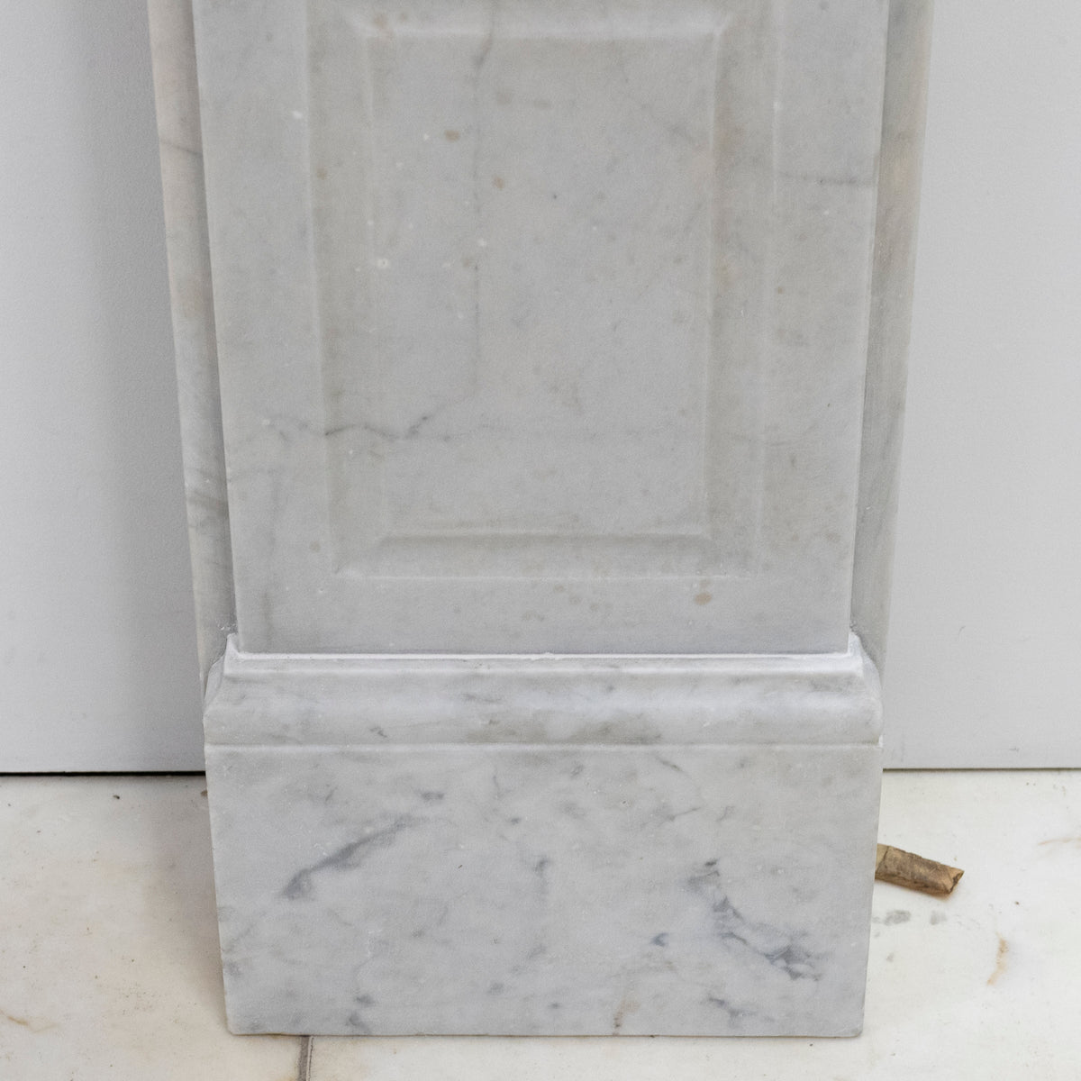 Antique Carrara Marble Fireplace Surround | The Architectural Forum