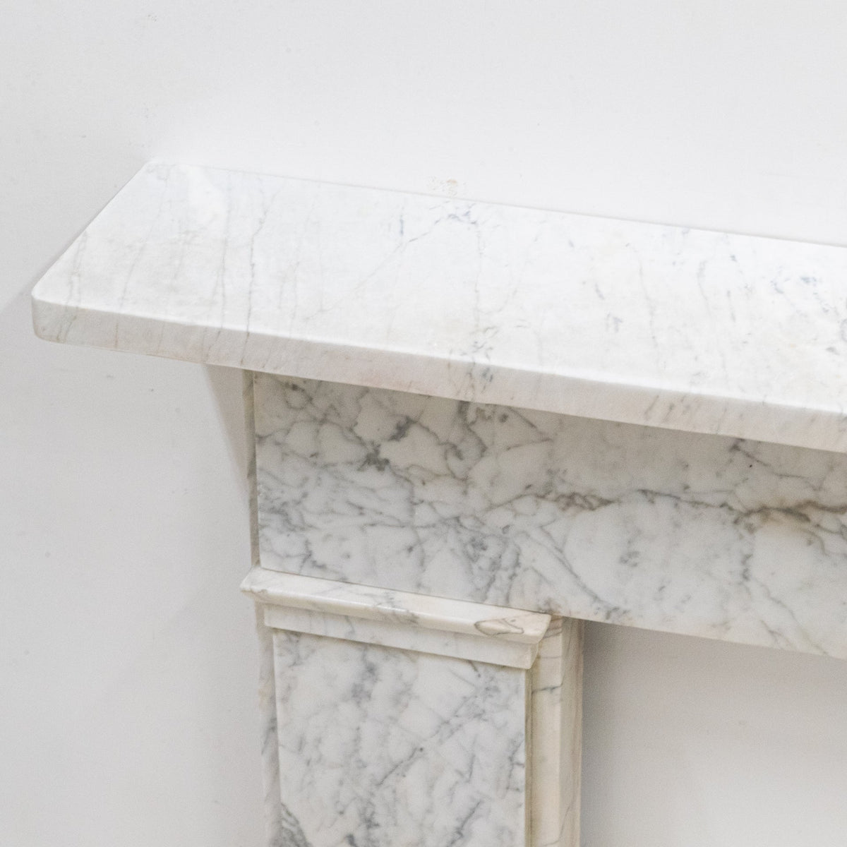Antique Carrara Marble Late Georgian Fireplace Surround | The Architectural Forum