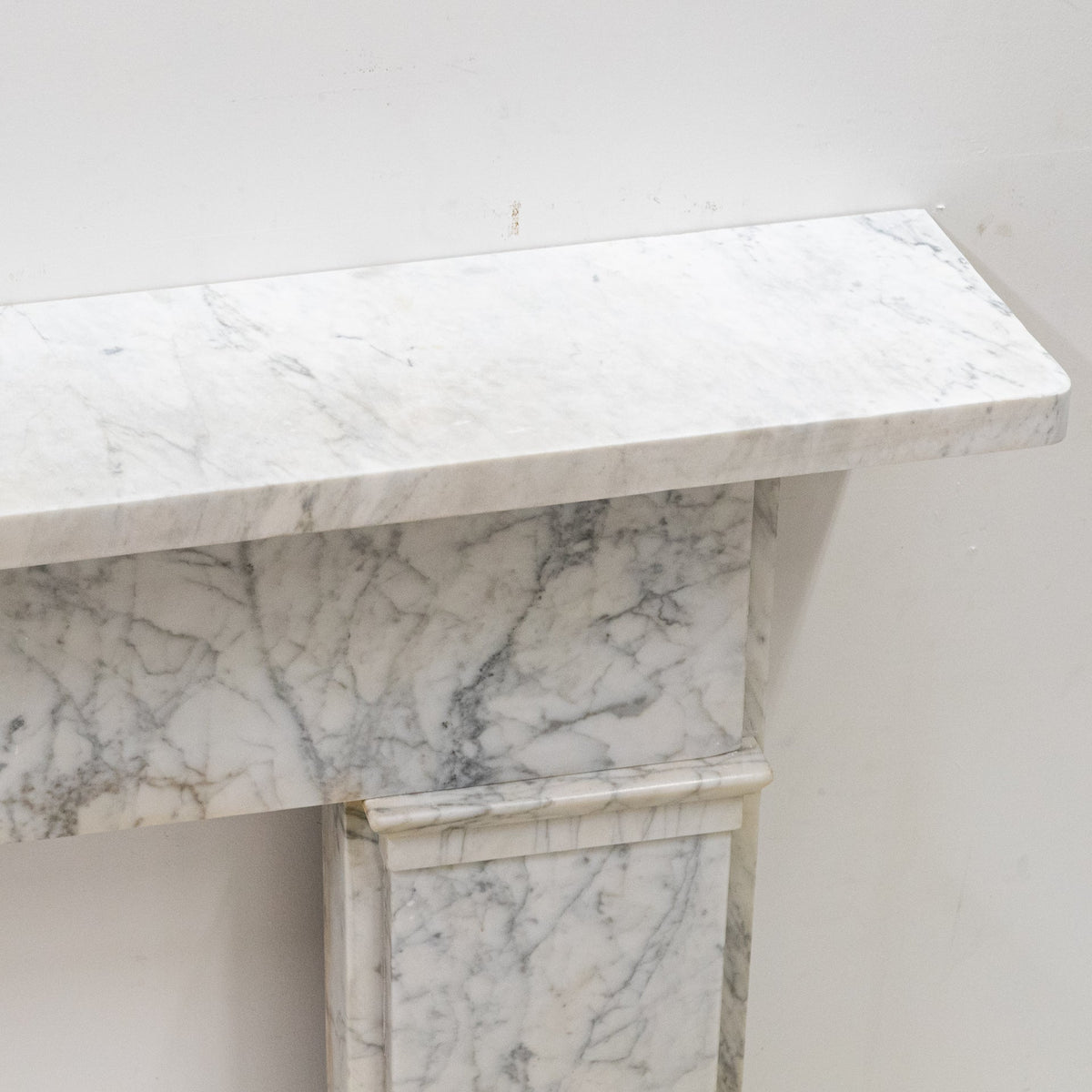 Antique Carrara Marble Late Georgian Fireplace Surround | The Architectural Forum